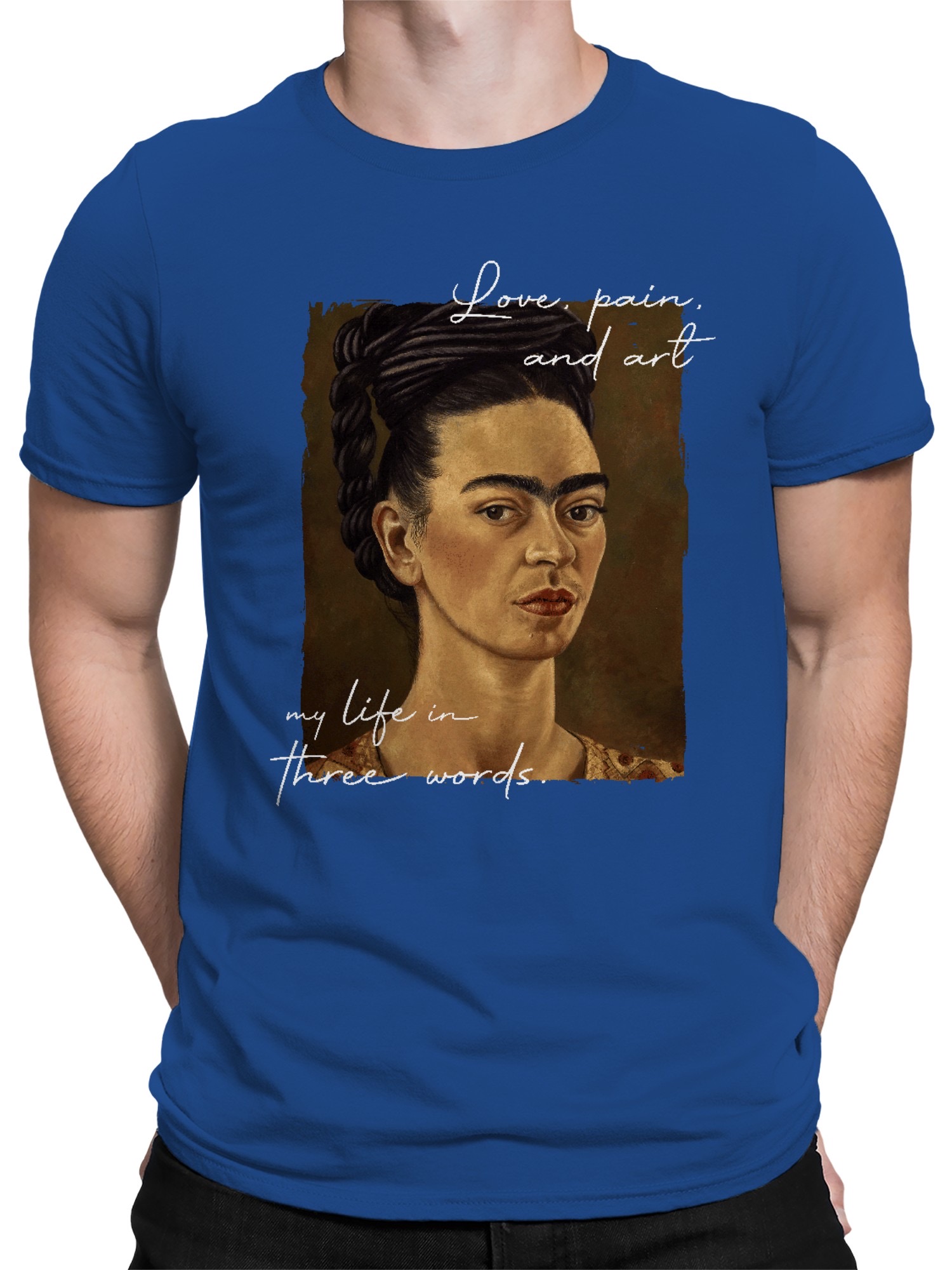 Camiseta para hombre Frida Kahlo Expresión de Tormento Interior y Belleza - Imagen 14 de 15