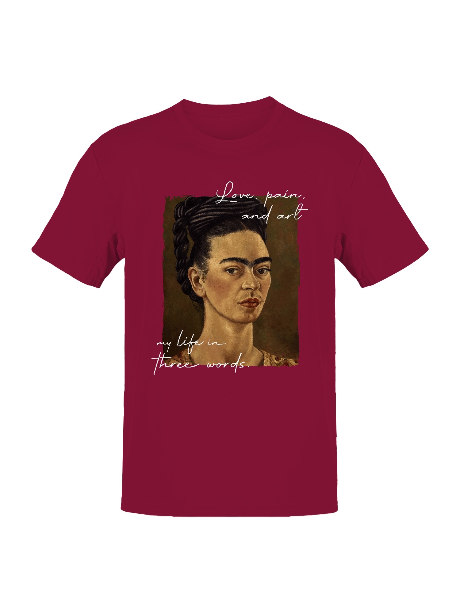 Camiseta para hombre Frida Kahlo Expresión de Tormento Interior y Belleza - Imagen 7 de 15
