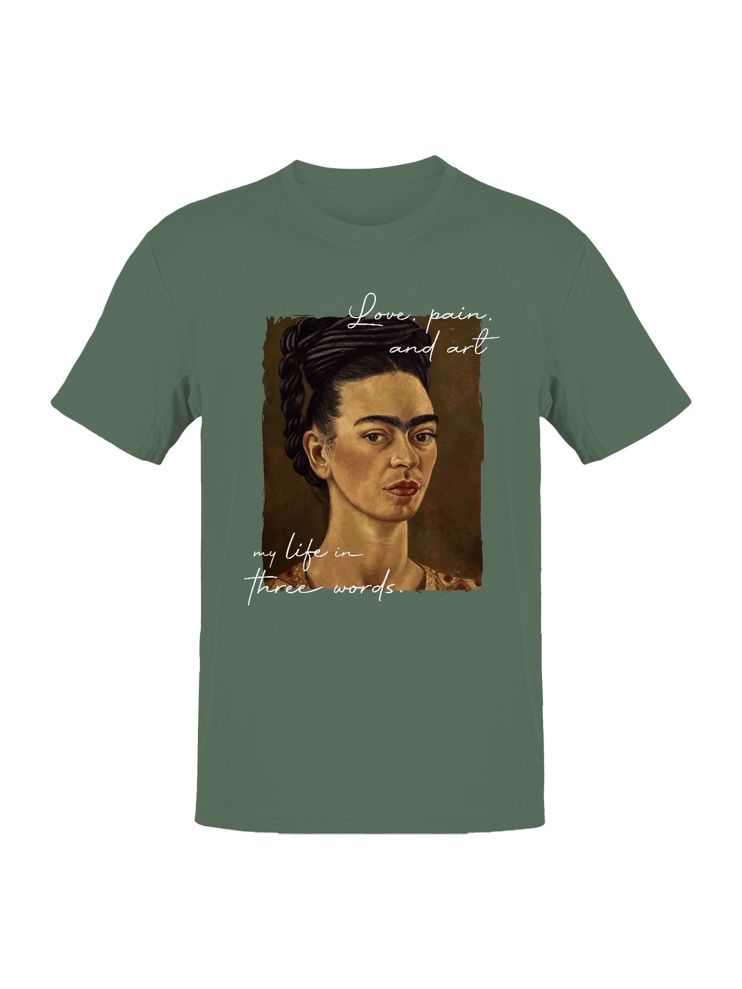 Camiseta para hombre Frida Kahlo Expresión de Tormento Interior y Belleza - Imagen 10 de 15