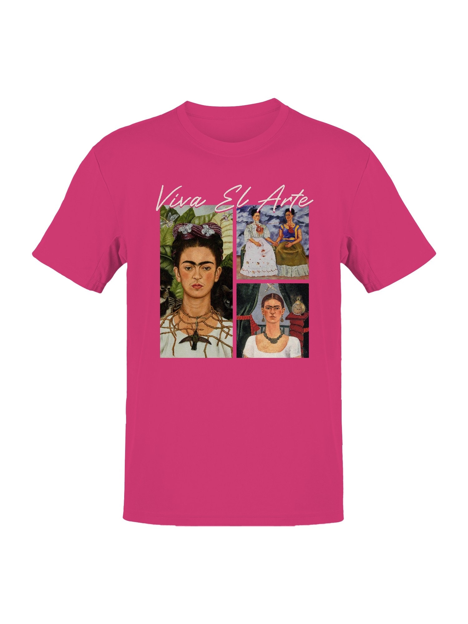 Frida Kahlo Viva El Arte: Celebrating Iconic Portraits Women's T-shirt - Picture 10 of 15