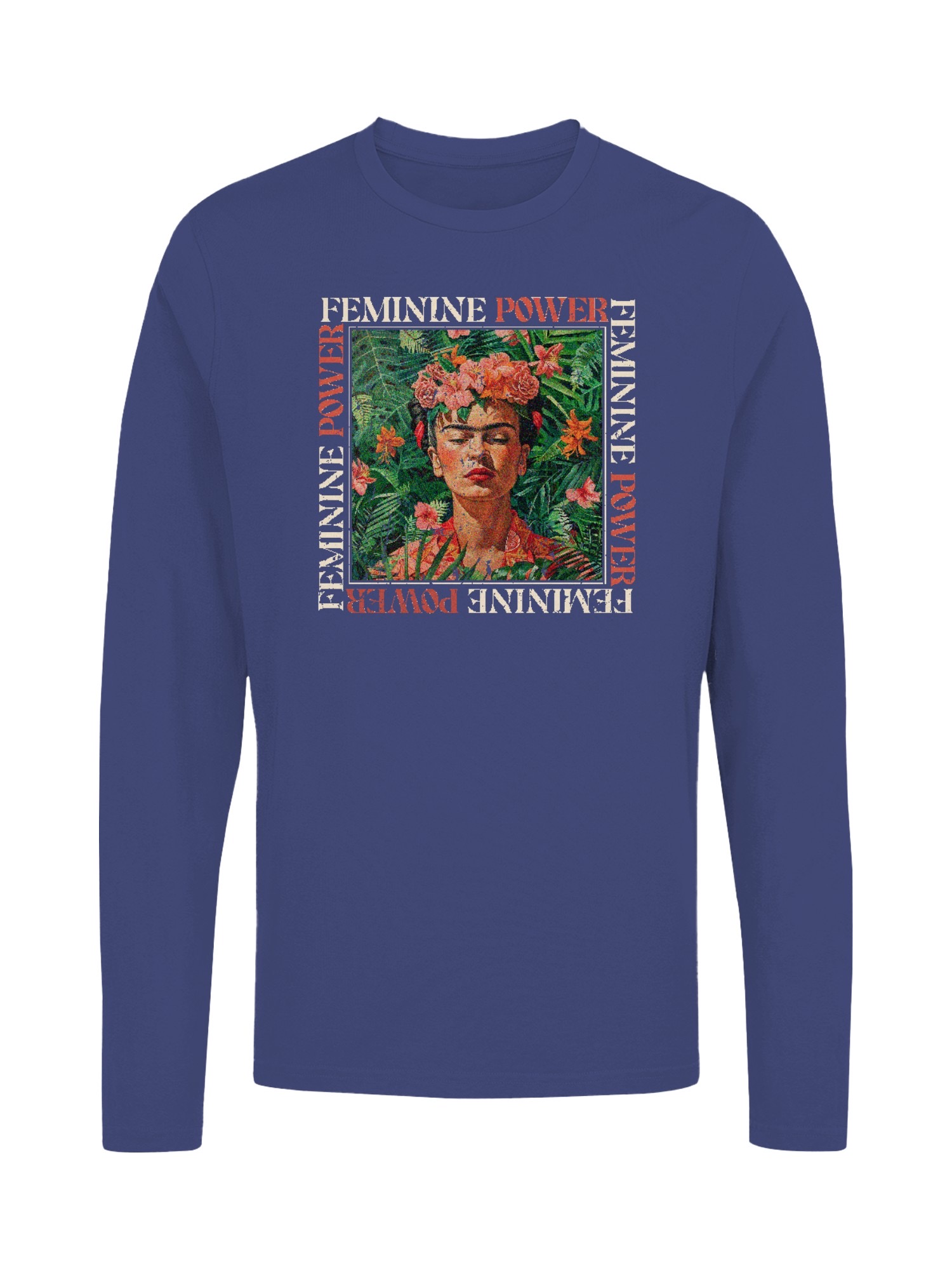 Frida Kahlo Embracing Feminine Power Women's Long Sleeve - Picture 10 of 12