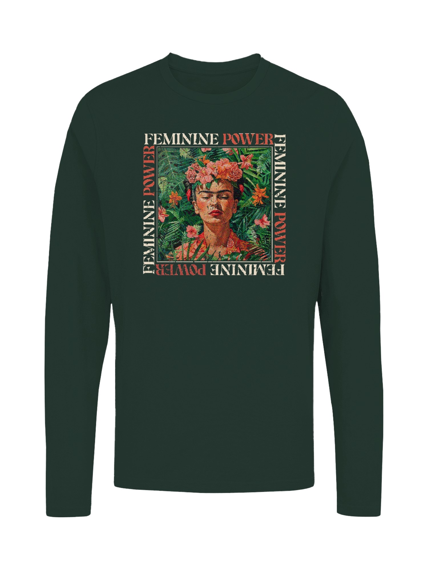 Frida Kahlo Embracing Feminine Power Women's Long Sleeve - Picture 7 of 12