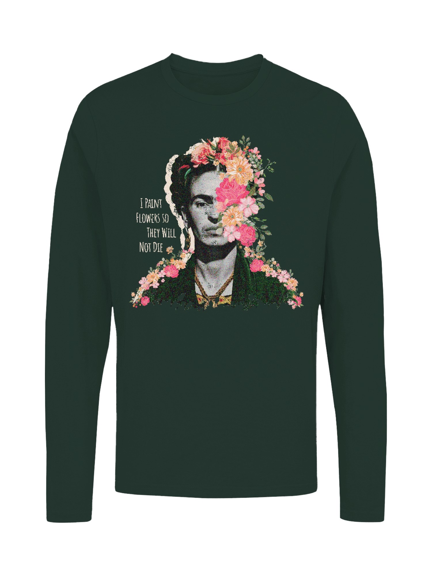 Frida Kahlo Blossoming Artistry Women's Long Sleeve - Picture 7 of 12