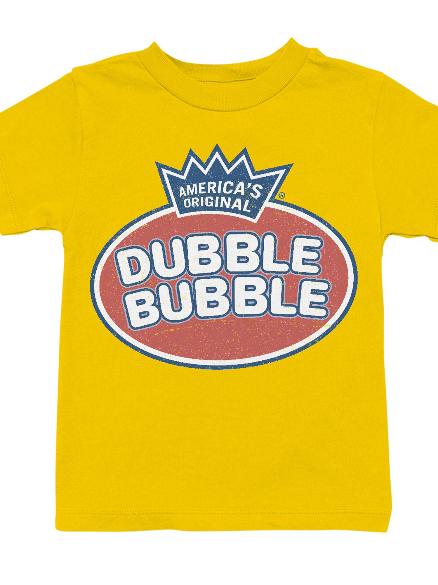 Officially Licensed Dubble Bubble Logo Design Youth's T-shirt - Picture 7 of 18