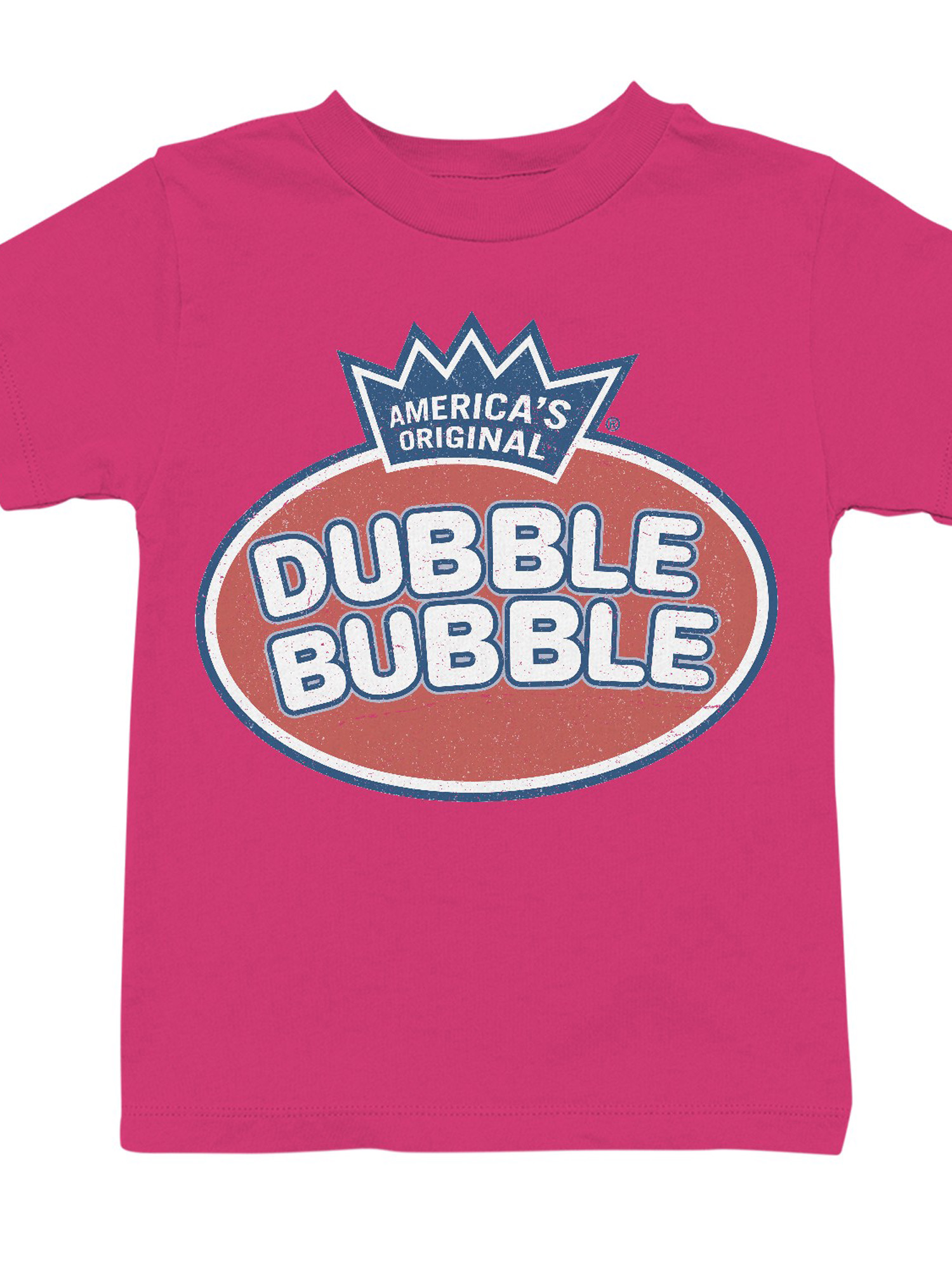 Officially Licensed Dubble Bubble Logo Design Youth's T-shirt - Picture 10 of 18