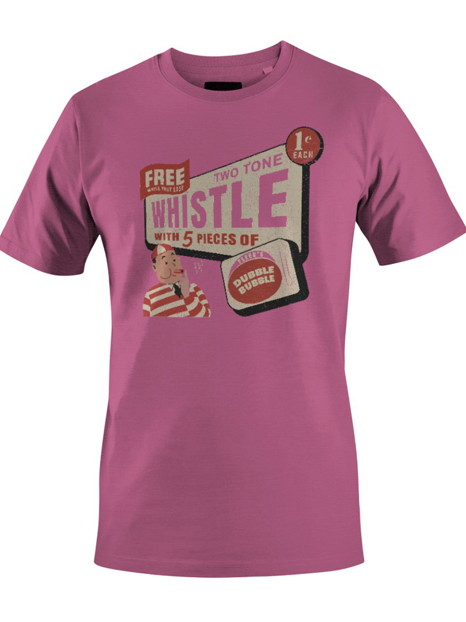 Offiziell lizenziertes Dubble Bubble Retro Pfeife Werbung Herren T-Shirt - Bild 7 von 18