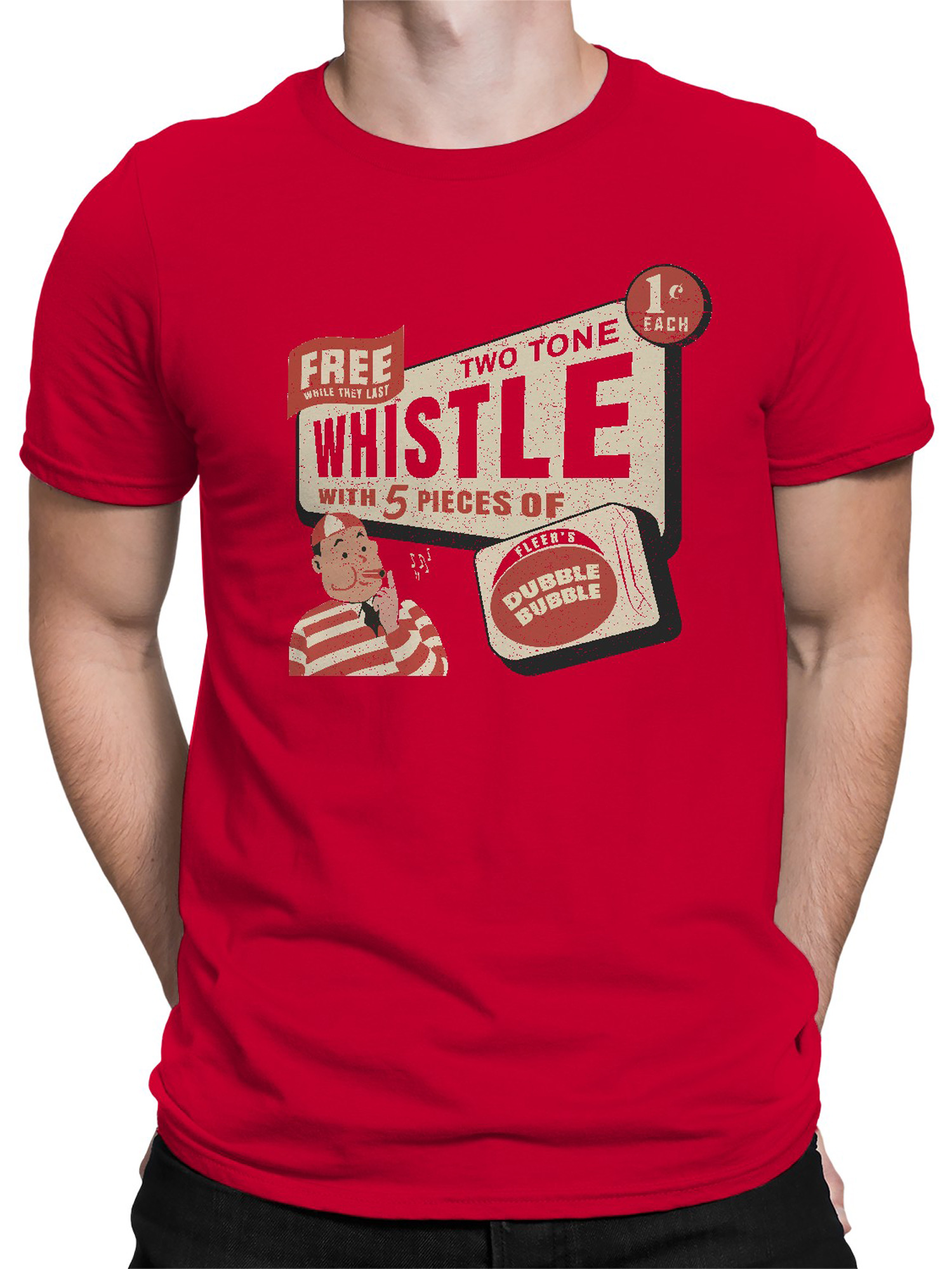 Offiziell lizenziertes Dubble Bubble Retro Pfeife Werbung Herren T-Shirt - Bild 11 von 18