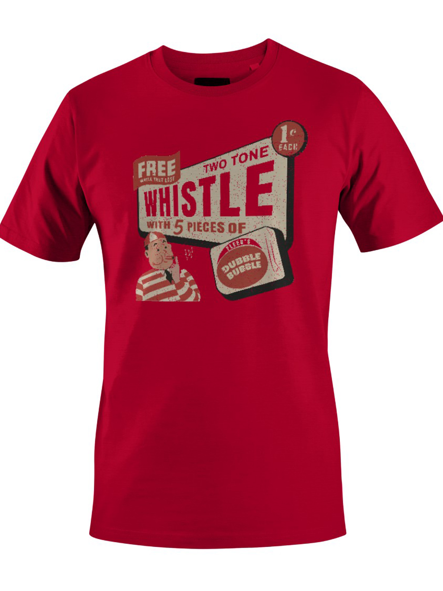 Offiziell lizenziertes Dubble Bubble Retro Pfeife Werbung Herren T-Shirt - Bild 10 von 18