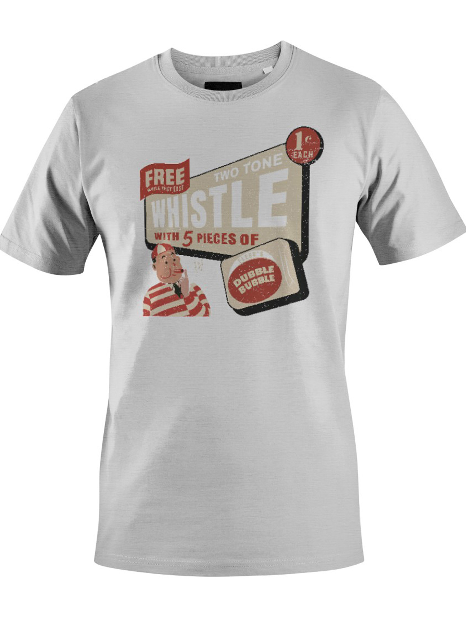 Offiziell lizenziertes Dubble Bubble Retro Pfeife Werbung Herren T-Shirt - Bild 16 von 18