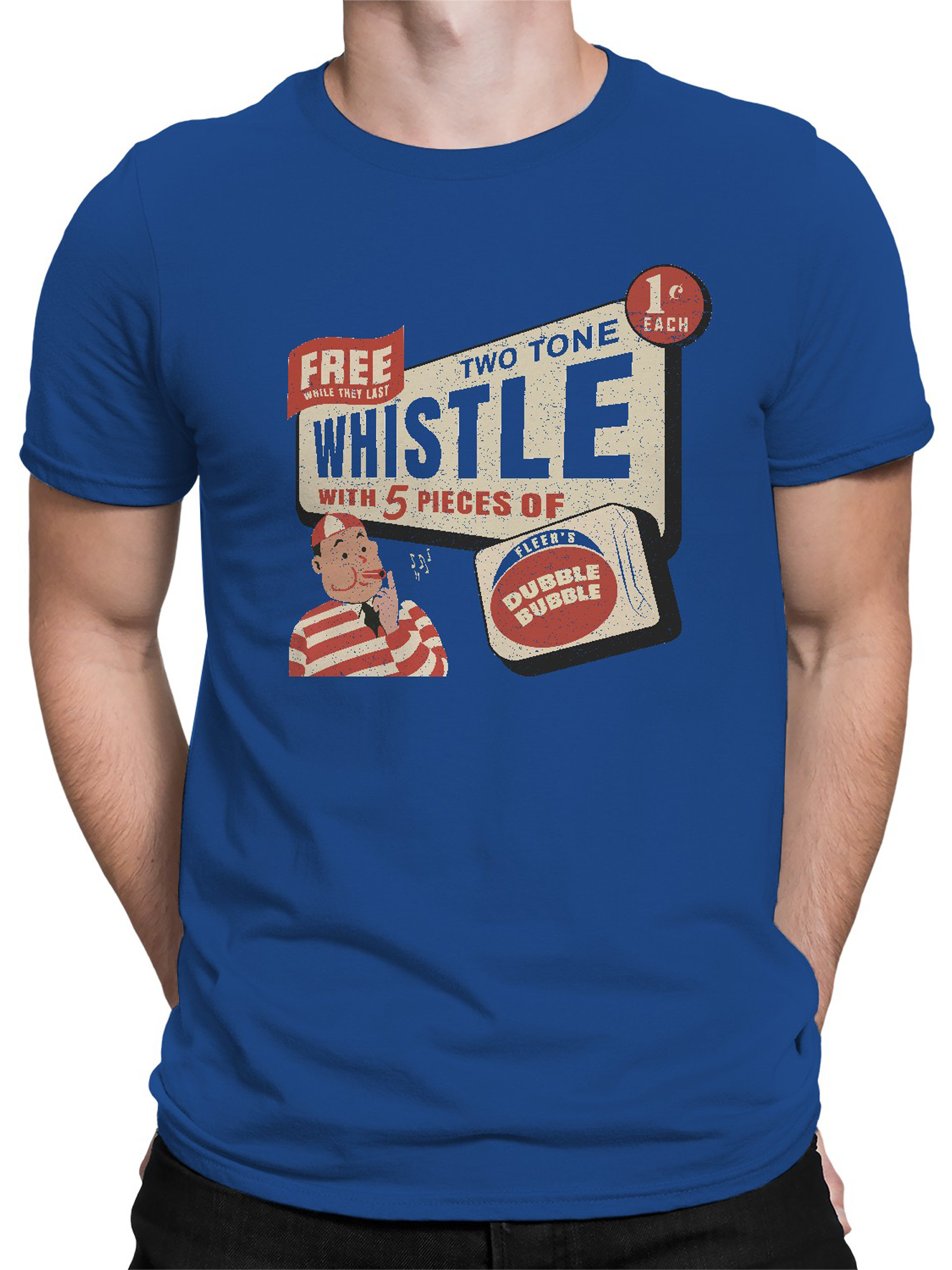 Offiziell lizenziertes Dubble Bubble Retro Pfeife Werbung Herren T-Shirt - Bild 14 von 18