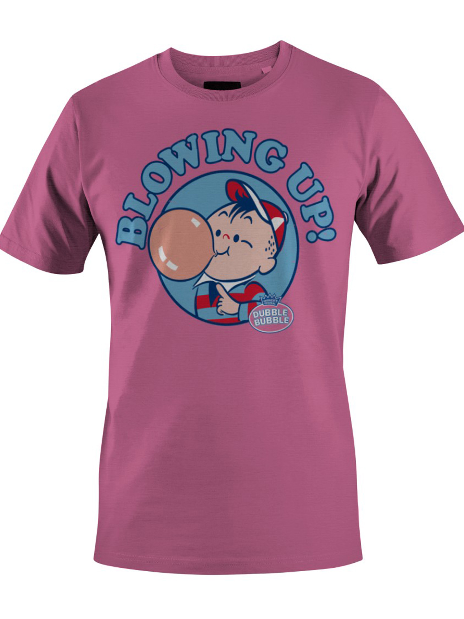 Officially Licensed Dubble Bubble Blowing Up with Men's T-shirt - Picture 7 of 18