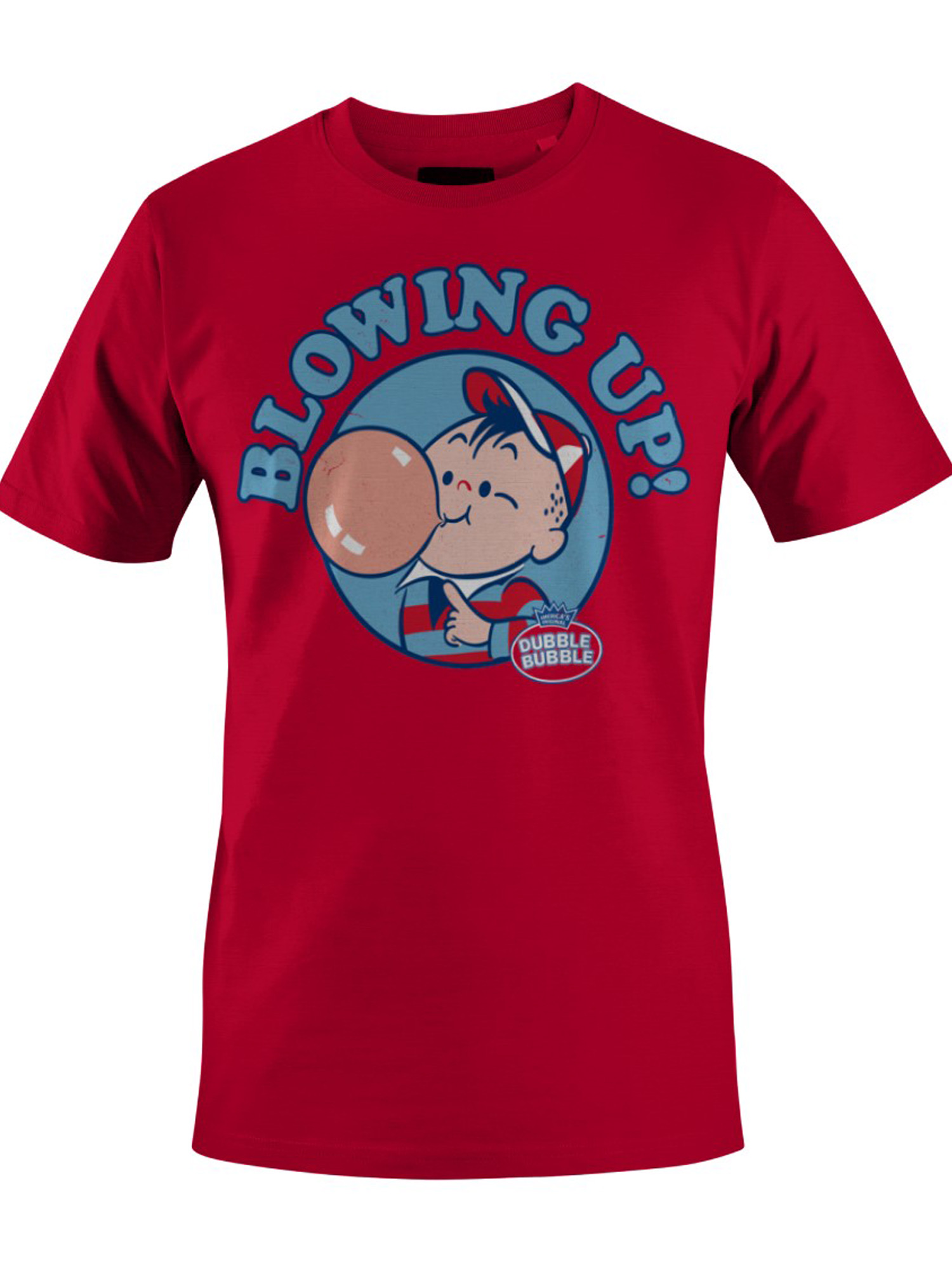Officially Licensed Dubble Bubble Blowing Up with Men's T-shirt - Picture 10 of 18