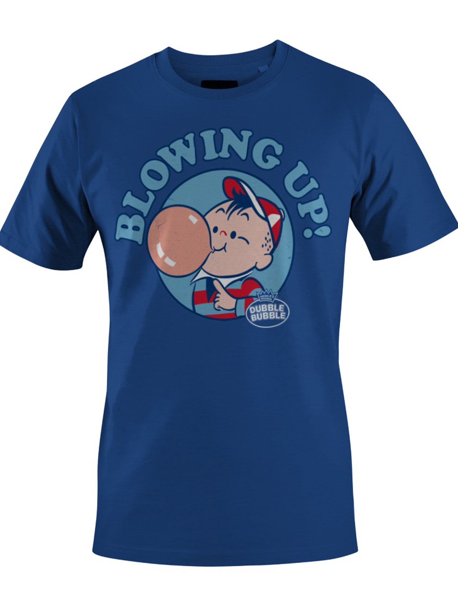 Officially Licensed Dubble Bubble Blowing Up with Men's T-shirt - Picture 13 of 18