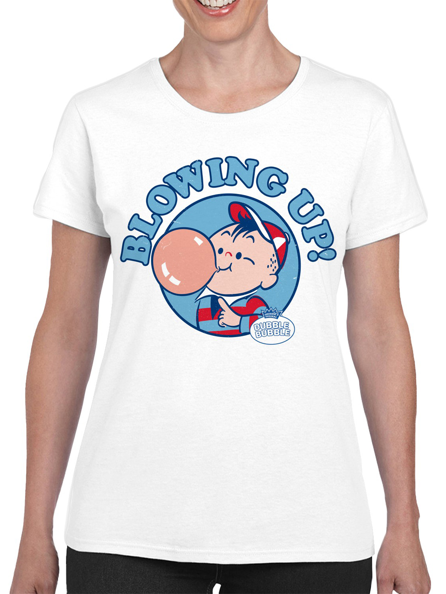 Offiziell lizenziertes Dubble Bubble Blowing Up Damen T-Shirt - Bild 11 von 12