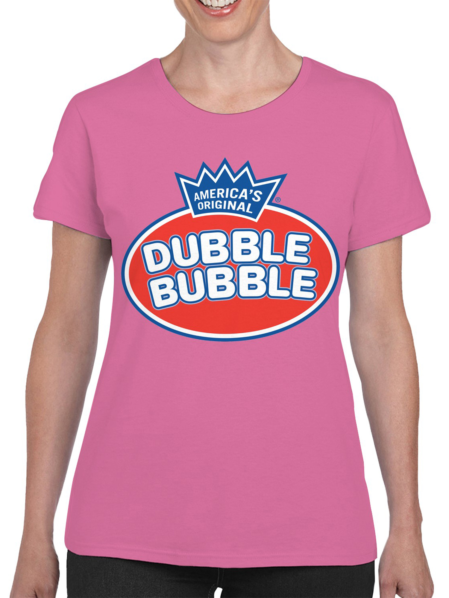 Offiziell lizenziertes Dubble Bubble Logo Damen T-Shirt - Bild 5 von 12