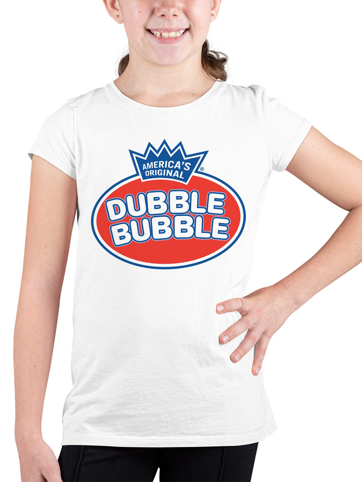 Offiziell lizenziertes Dubble Bubble Logo Jugend T-Shirt - Bild 17 von 18