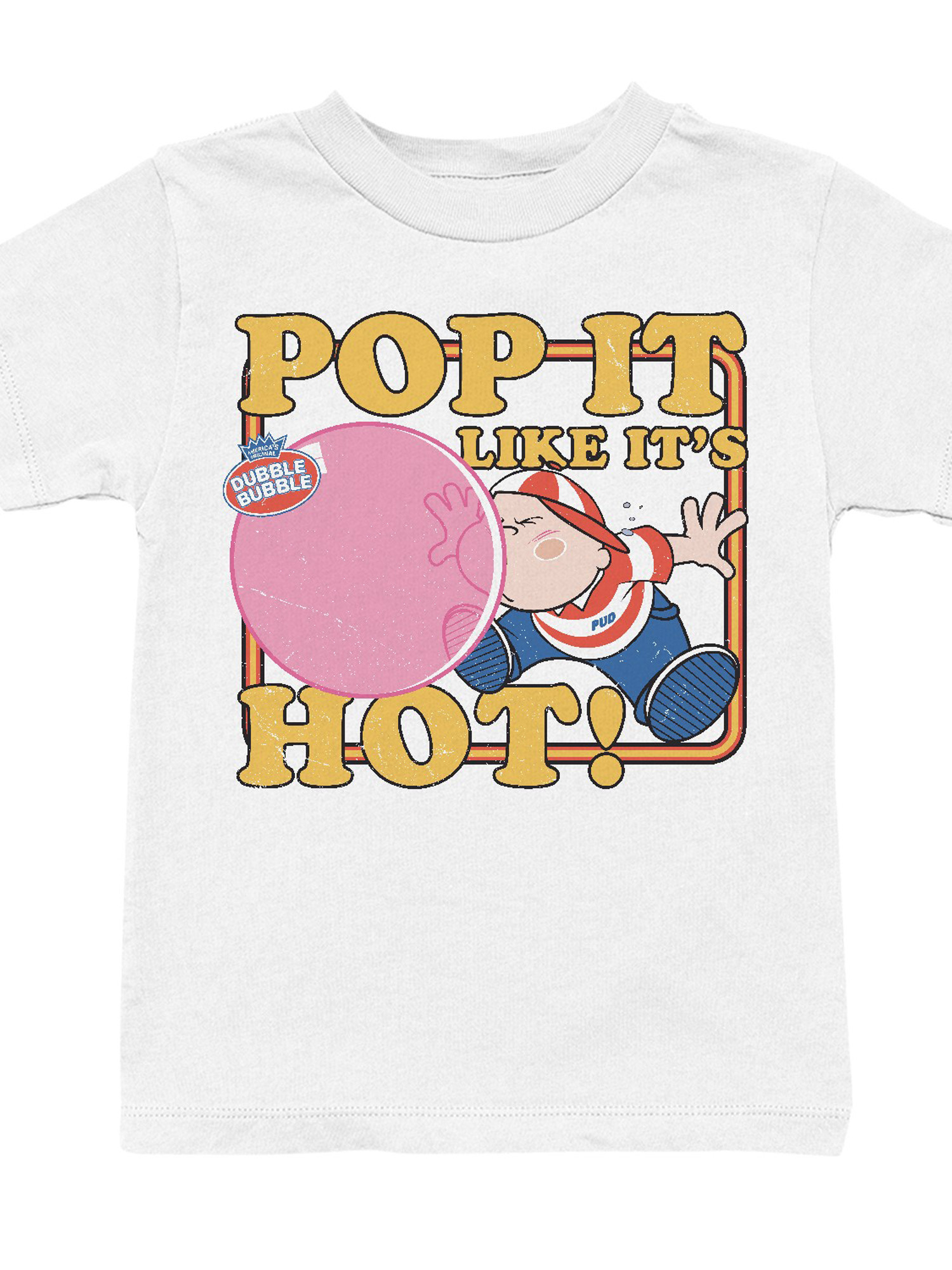 Offiziell lizenziertes Dubble Bubble Pop It Like It's Hot Gum Jugend T-Shirt - Bild 16 von 18