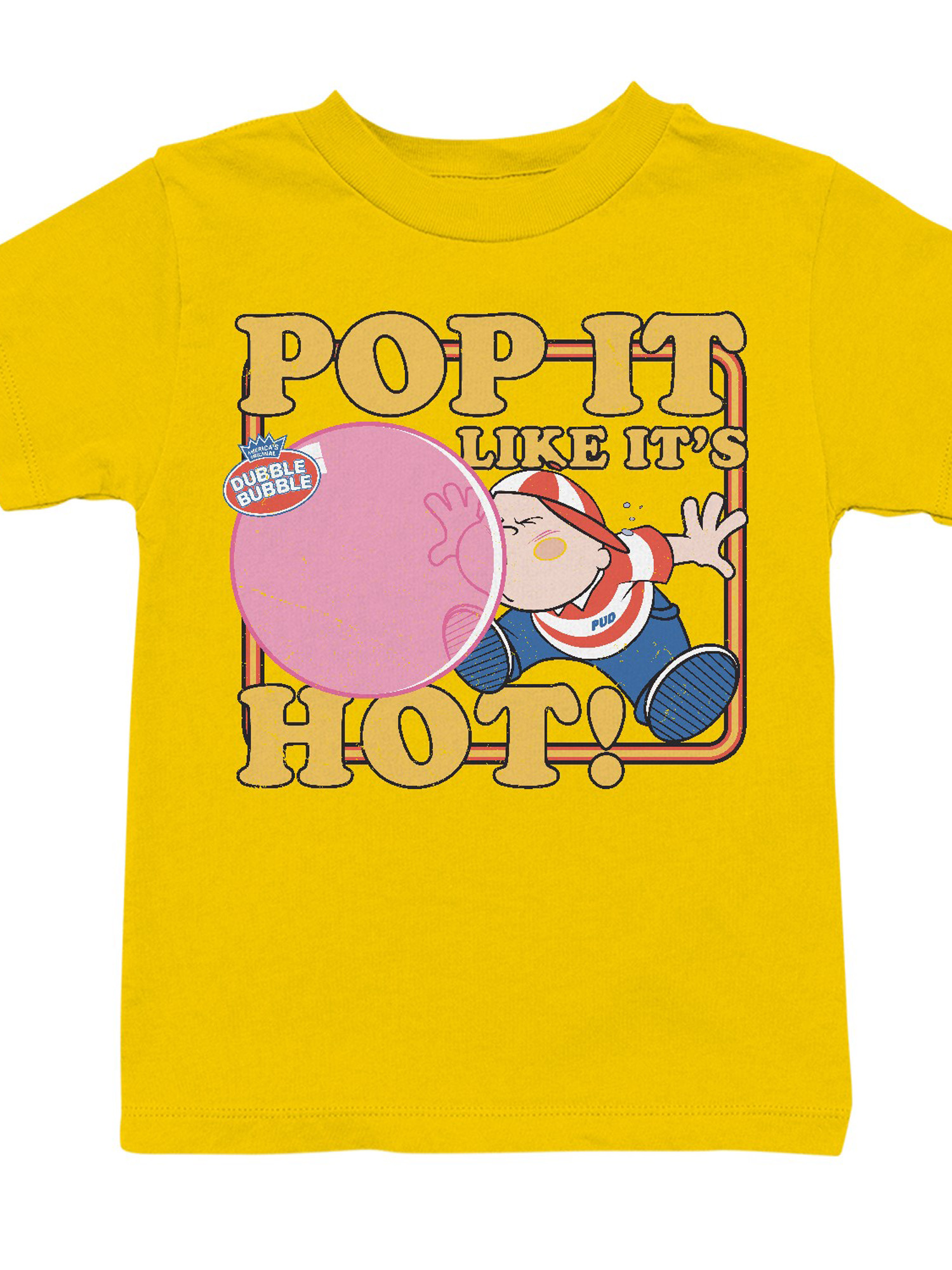 Offiziell lizenziertes Dubble Bubble Pop It Like It's Hot Gum Jugend T-Shirt - Bild 7 von 18