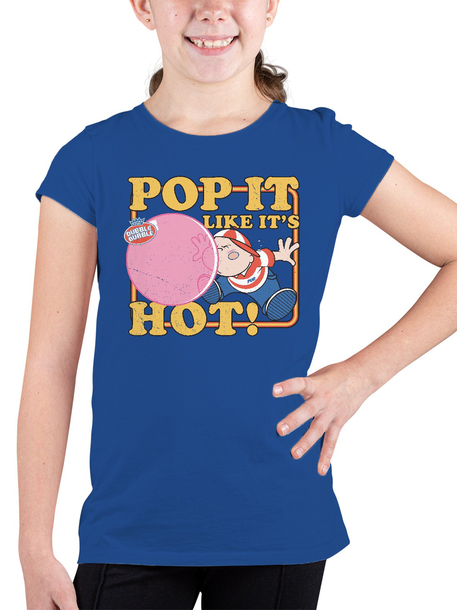 Offiziell lizenziertes Dubble Bubble Pop It Like It's Hot Gum Jugend T-Shirt - Bild 14 von 18