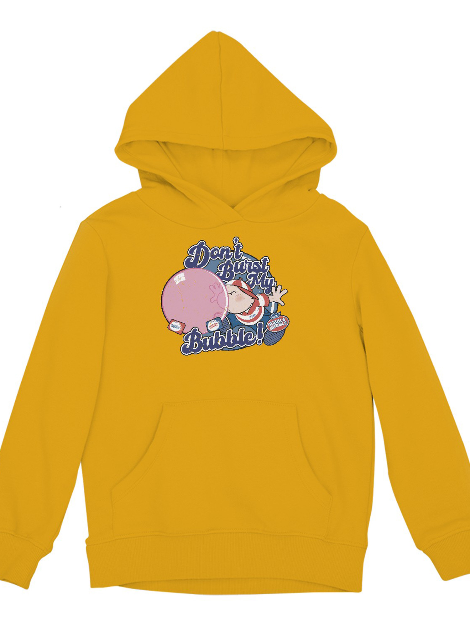 Officially Licensed Dubble Bubble Don't Burst Retro Design Youth's Hoodie - Picture 7 of 12