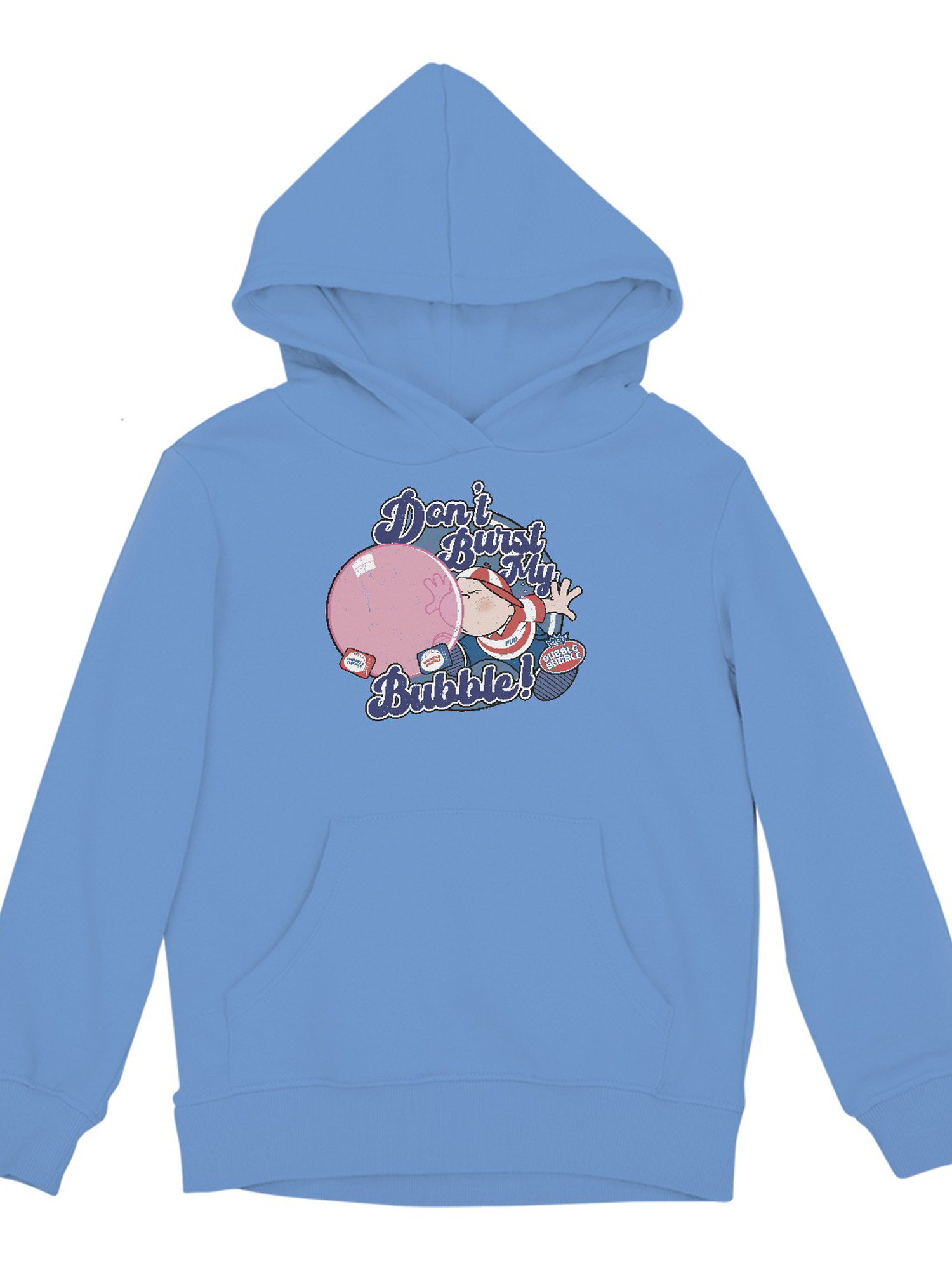 Officially Licensed Dubble Bubble Don't Burst Retro Design Youth's Hoodie - Picture 4 of 12