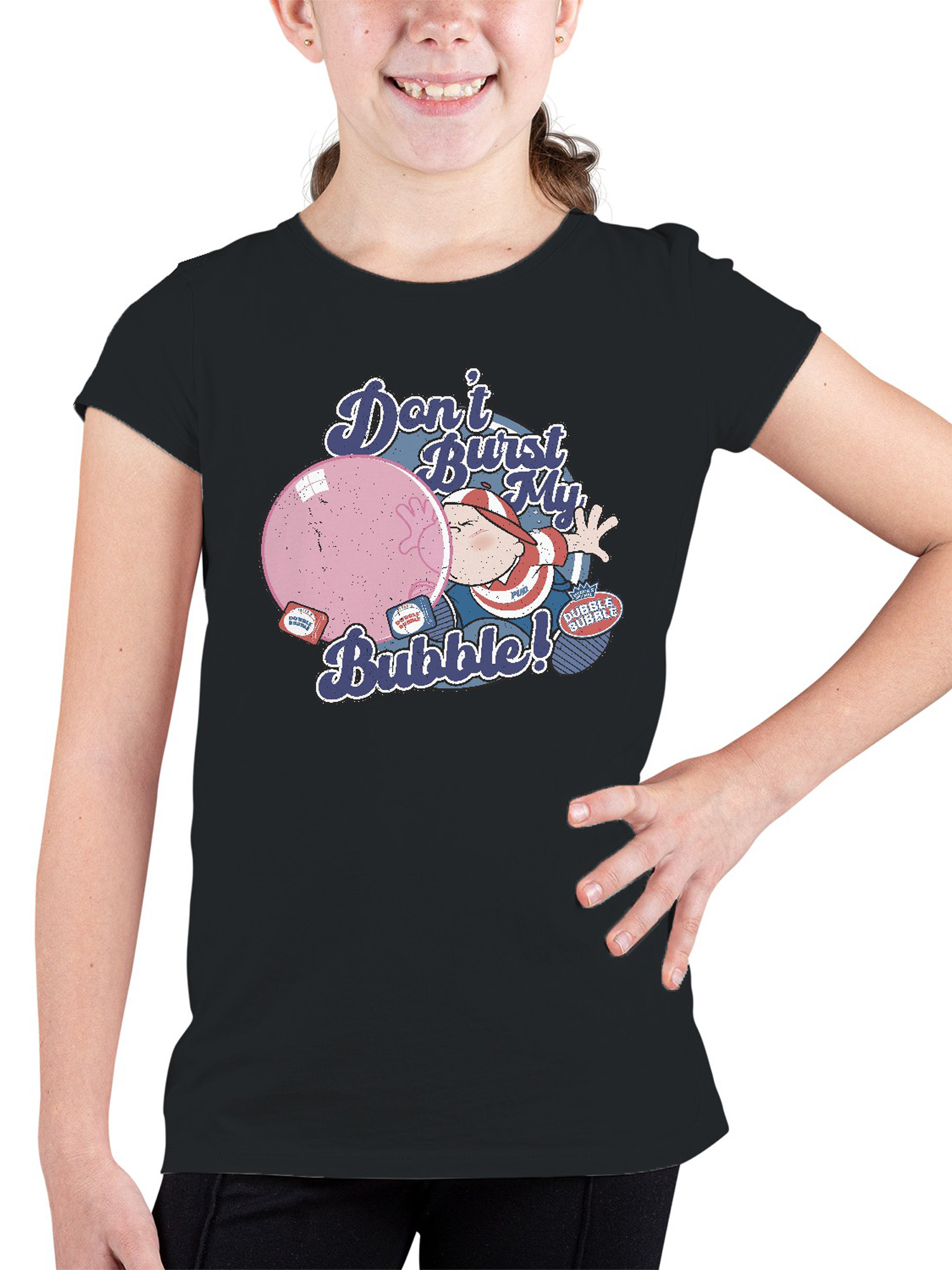 Offiziell lizenziertes Dubble Bubble Don't Burst My Bubble - Retro Jugend T-Shirt - Bild 5 von 18