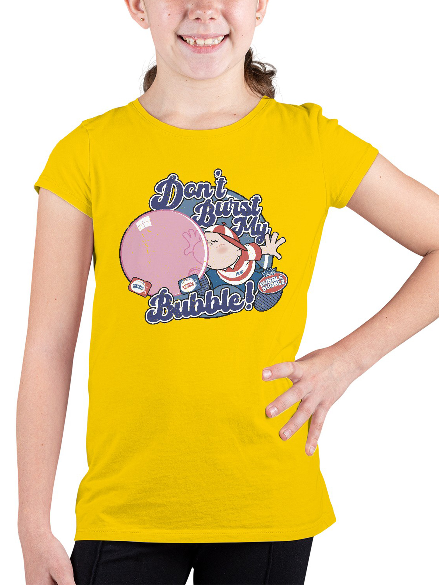 Offiziell lizenziertes Dubble Bubble Don't Burst My Bubble - Retro Jugend T-Shirt - Bild 8 von 18