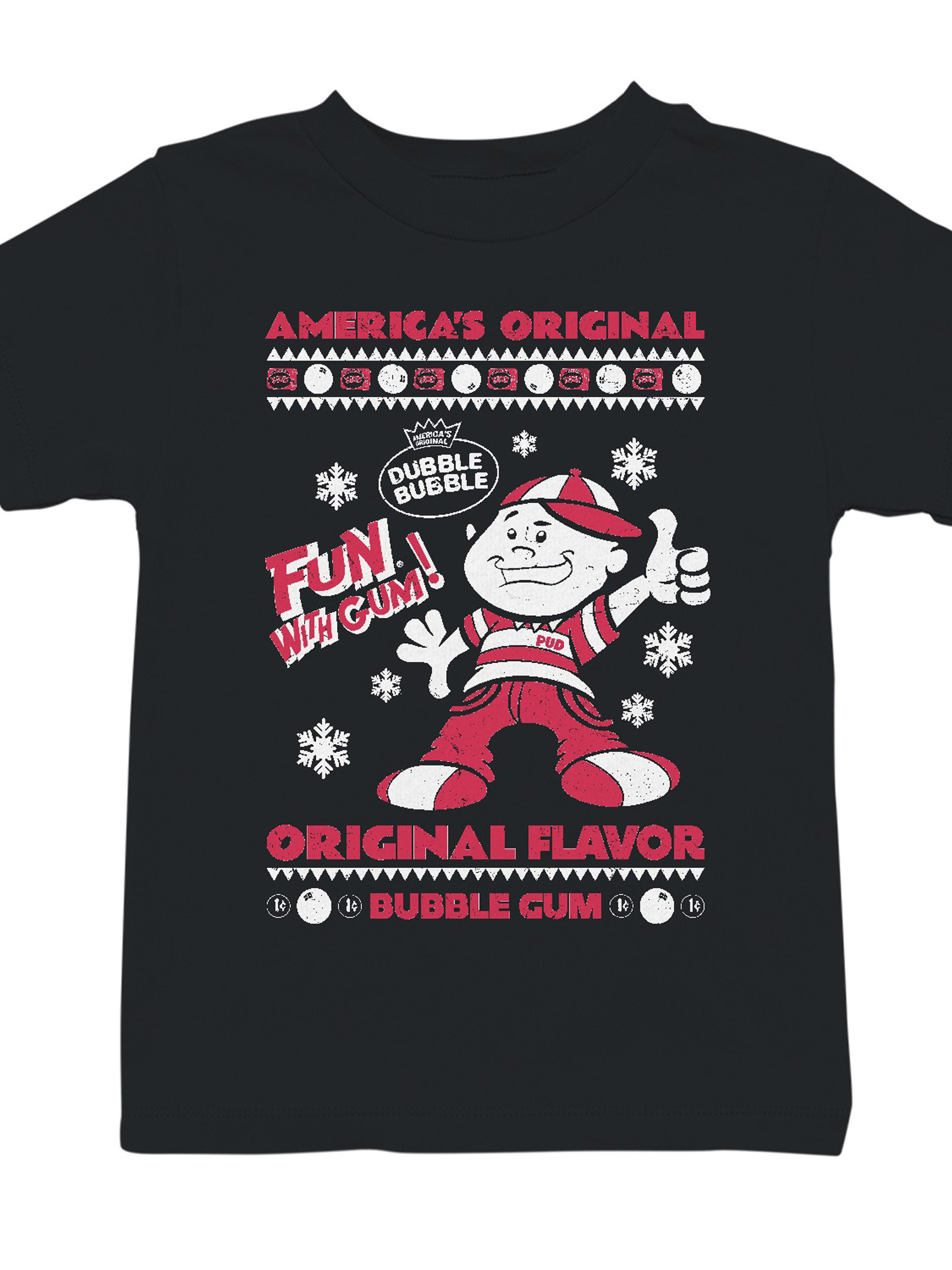 Officially Licensed Dubble Bubble Fun with Gum Poster Youth's T-shirt - Picture 4 of 9