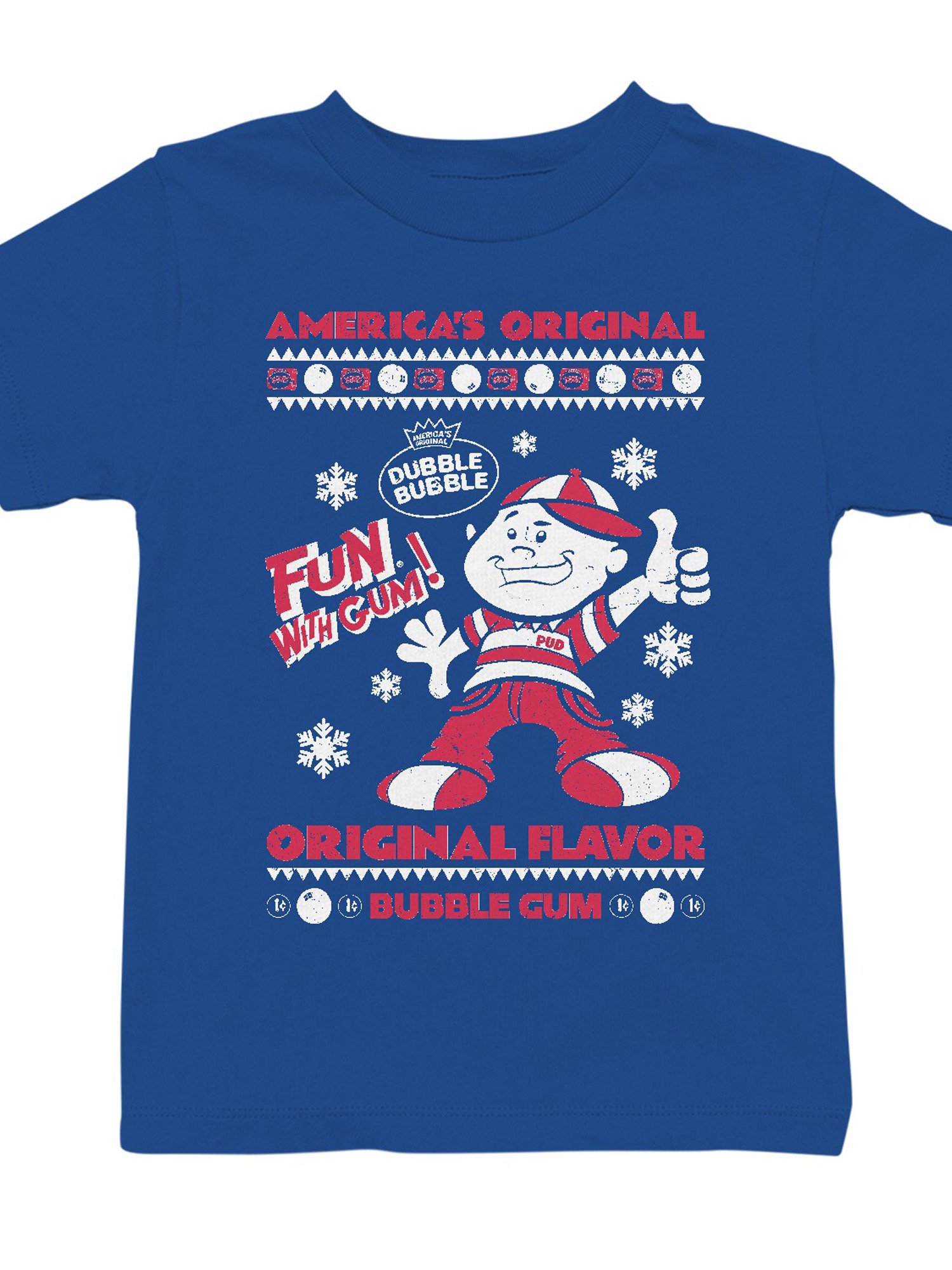 Officially Licensed Dubble Bubble Fun with Gum Poster Youth's T-shirt - Picture 7 of 9