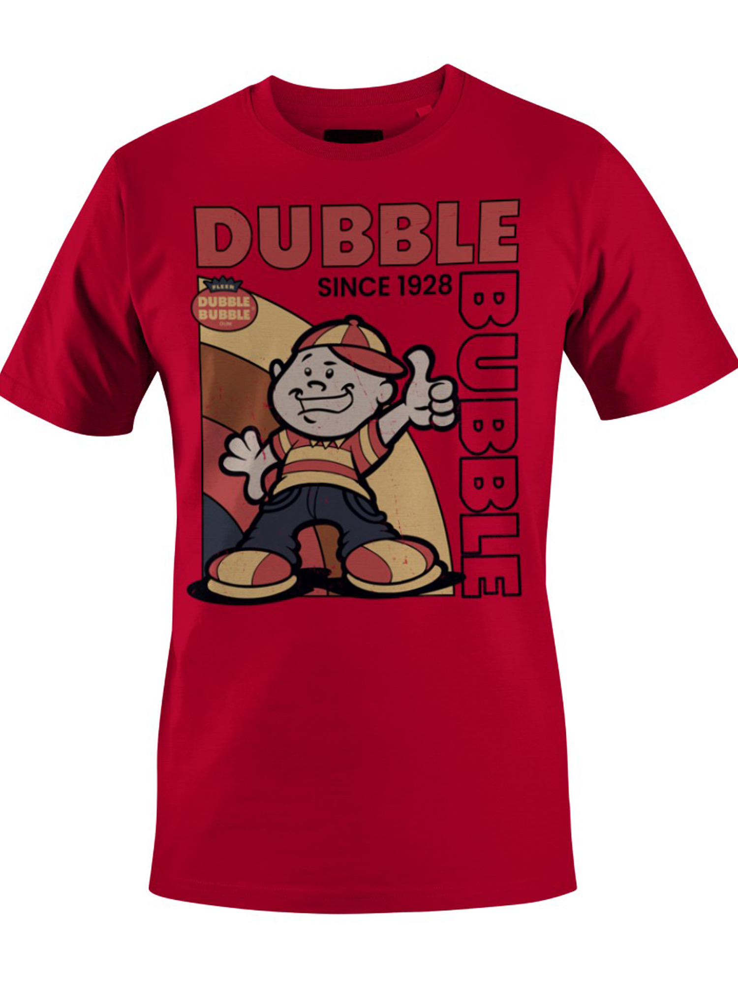 Offiziell lizenziertes Dubble Bubble Dubble Vintage Poster Herren T-Shirt - Bild 7 von 15