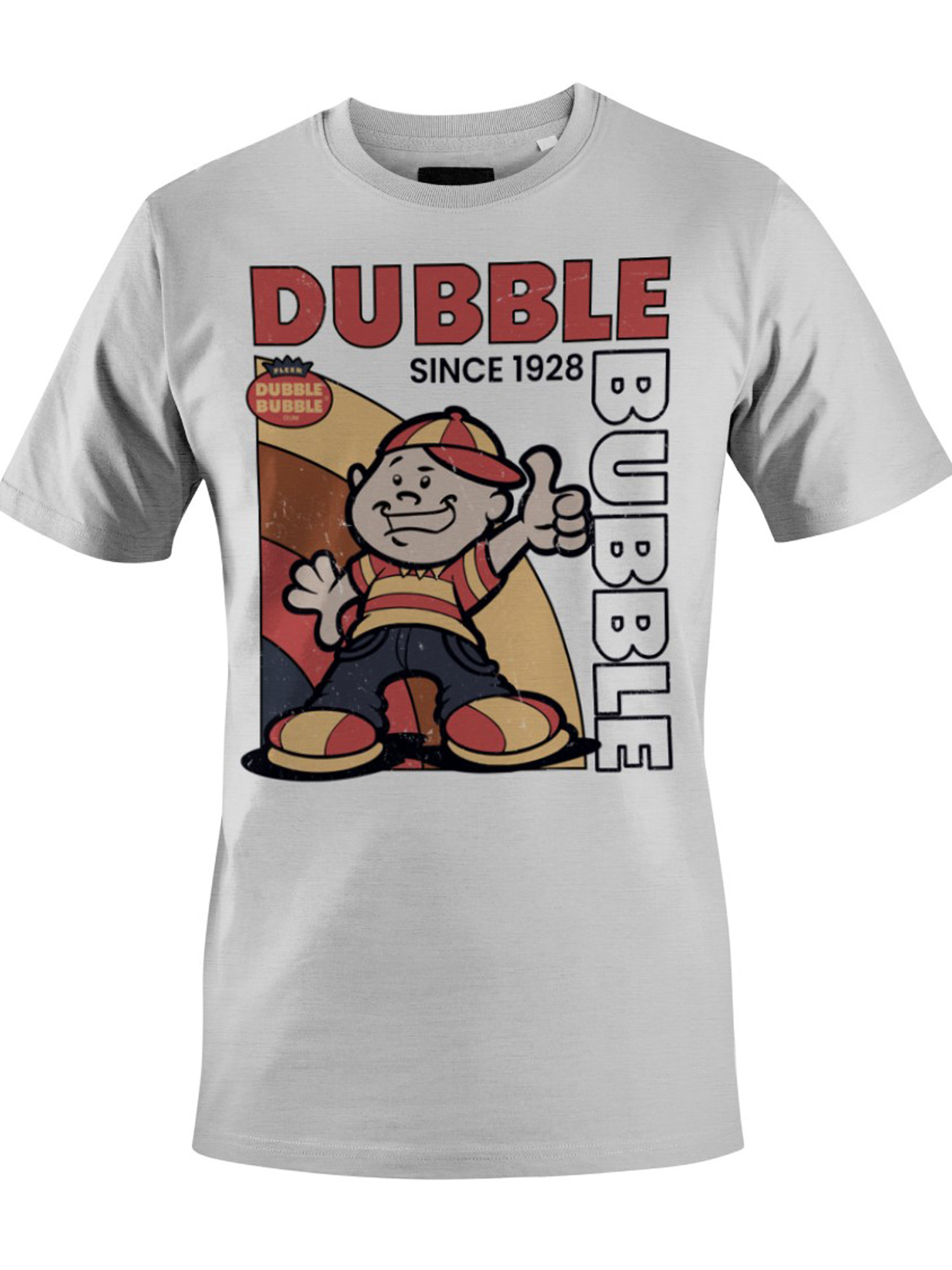 Offiziell lizenziertes Dubble Bubble Dubble Vintage Poster Herren T-Shirt - Bild 13 von 15