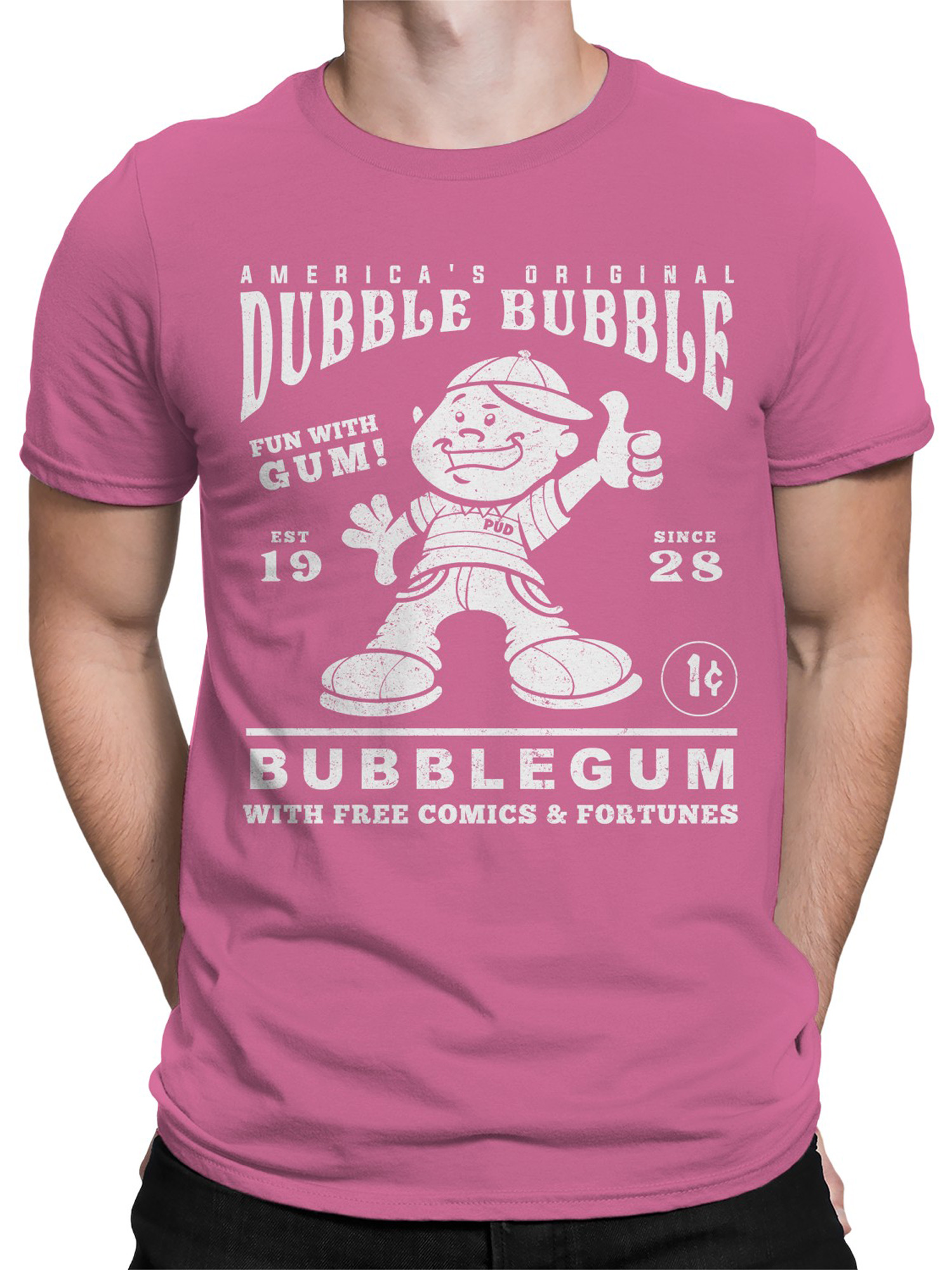 Officially Licensed Dubble Bubble Classic Advertisement Men's T-shirt - Picture 8 of 15