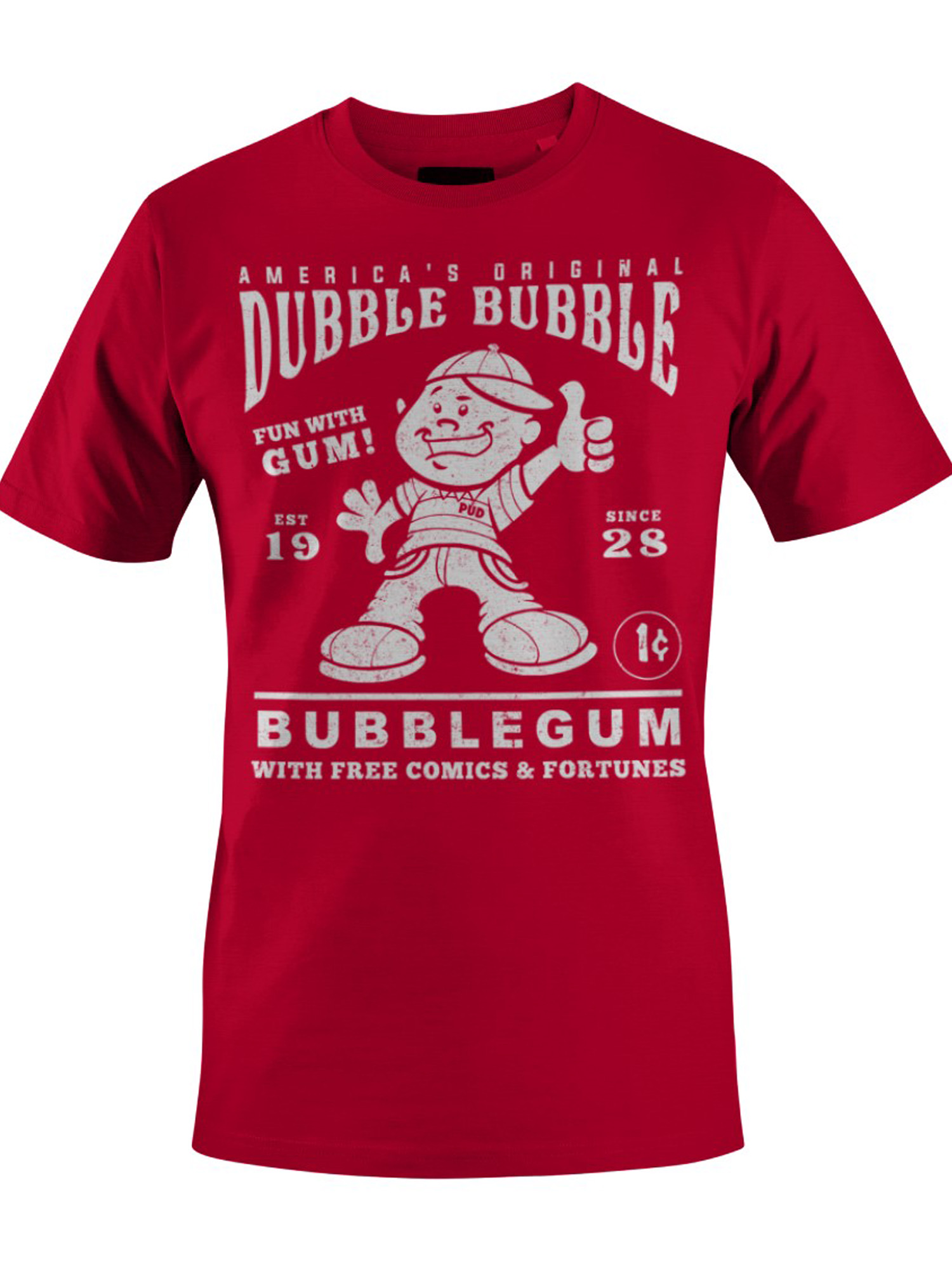 Officially Licensed Dubble Bubble Classic Advertisement Men's T-shirt - Picture 10 of 15