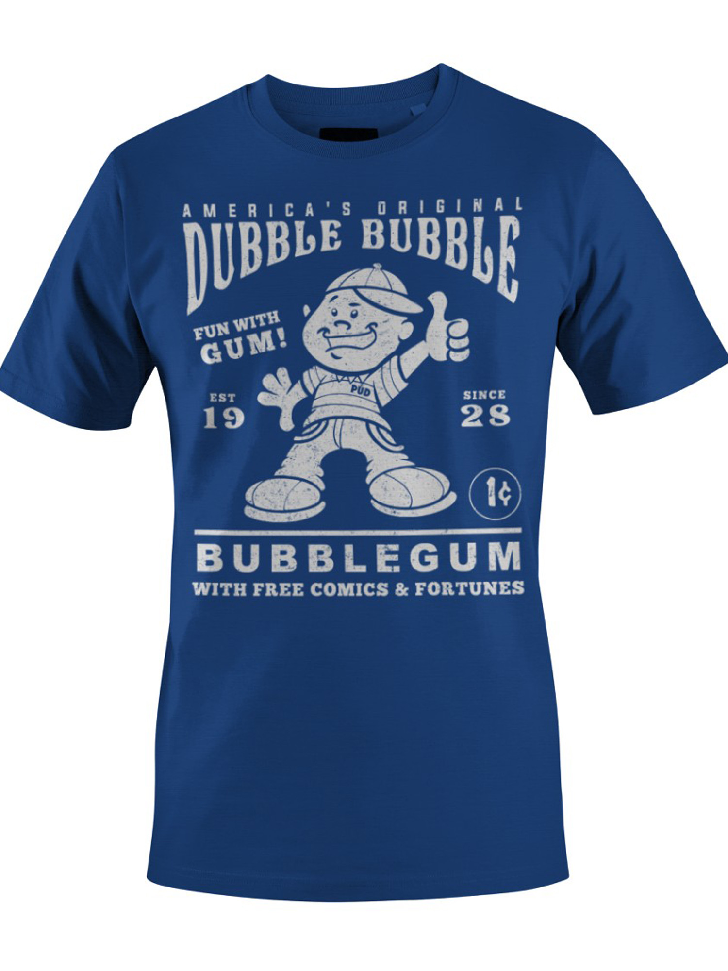Officially Licensed Dubble Bubble Classic Advertisement Men's T-shirt - Picture 13 of 15
