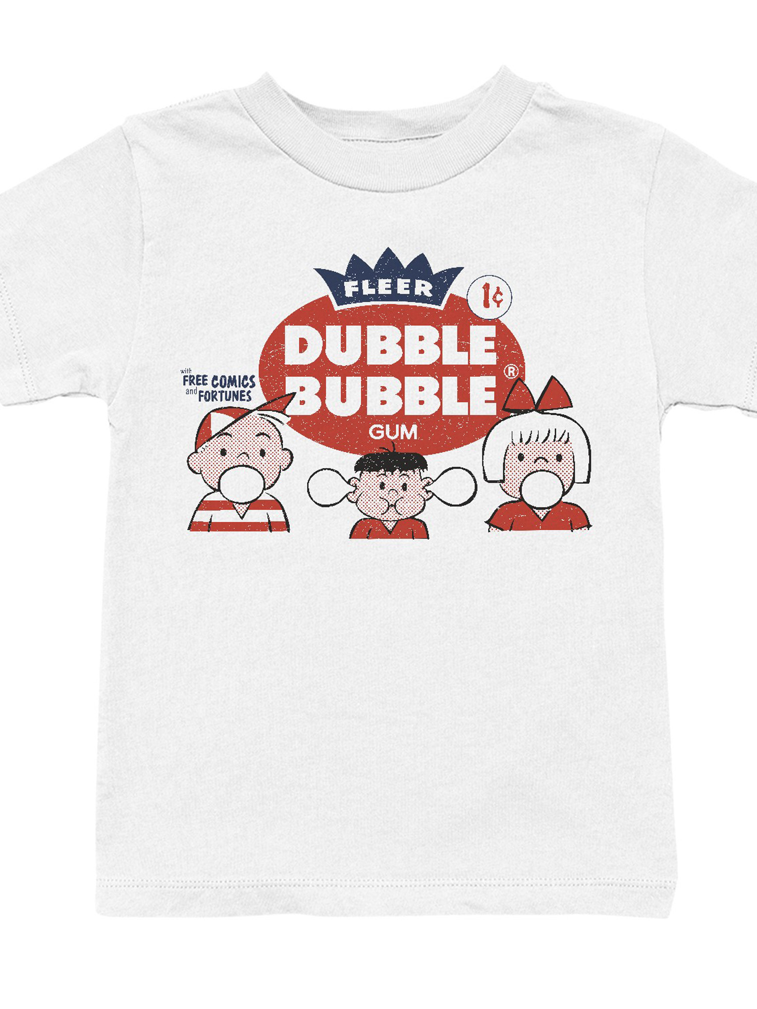 Officially Licensed Dubble Bubble Vintage Advertisement Youth's T-shirt - Picture 4 of 6