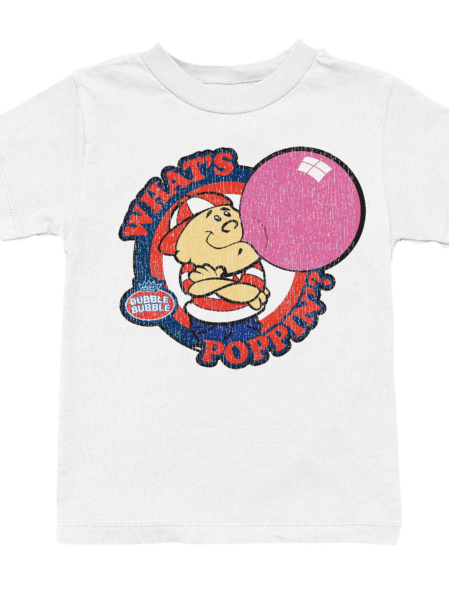 Officially Licensed Dubble Bubble What's Poppin' Vintage Gum Youth's T-shirt - Picture 16 of 18