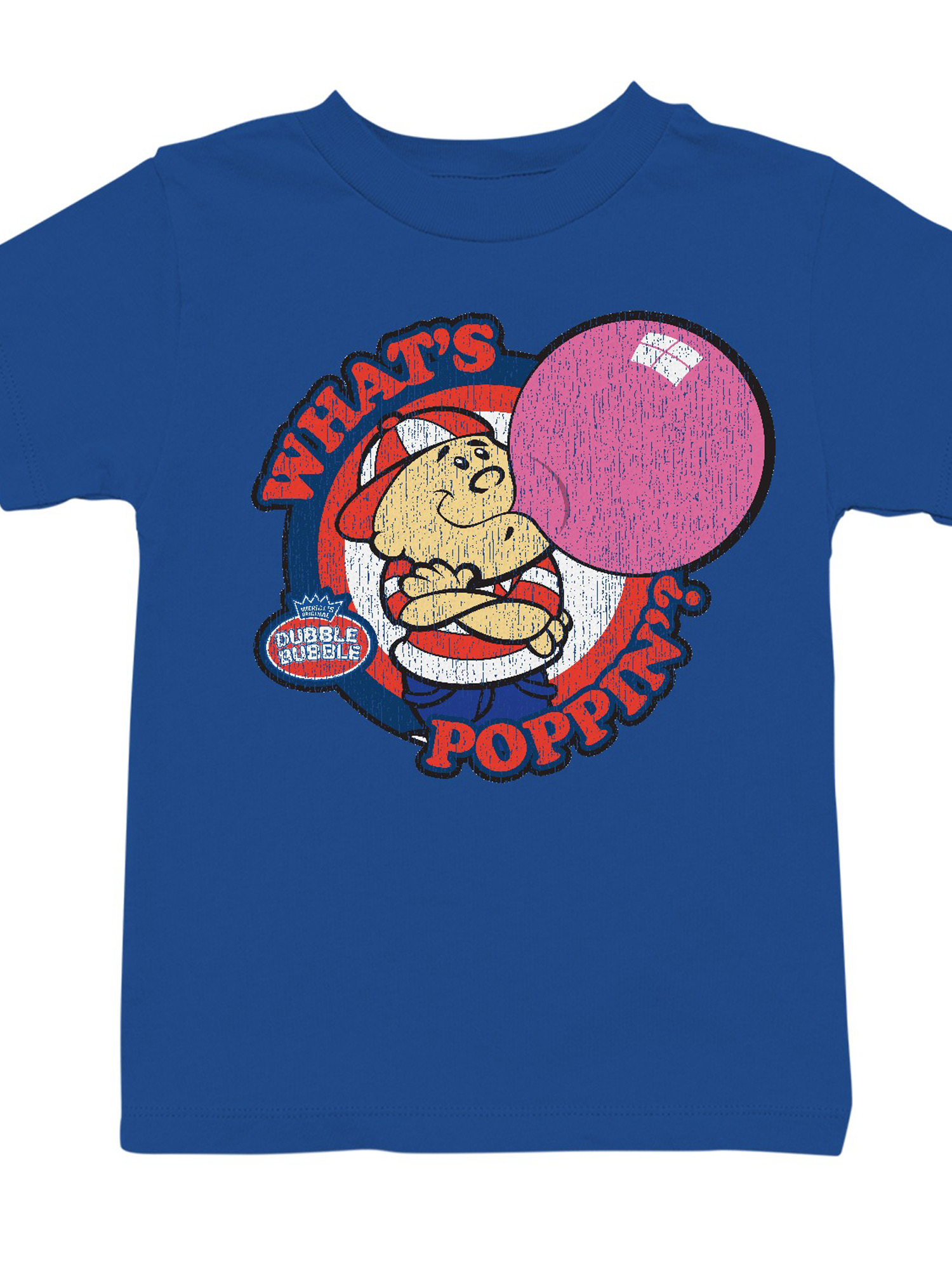 Officially Licensed Dubble Bubble What's Poppin' Vintage Gum Youth's T-shirt - Picture 13 of 18