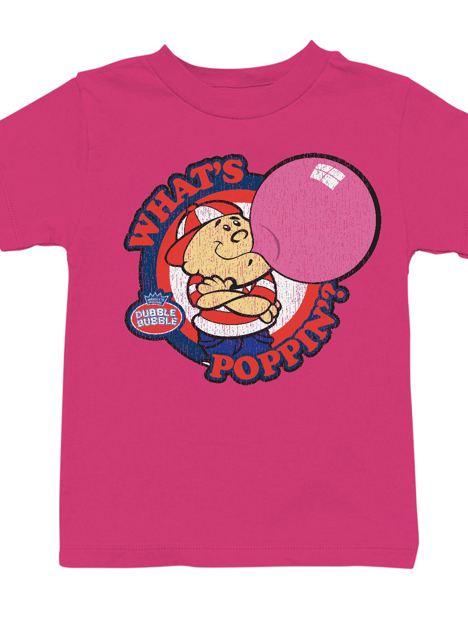 Officially Licensed Dubble Bubble What's Poppin' Vintage Gum Youth's T-shirt - Picture 10 of 18