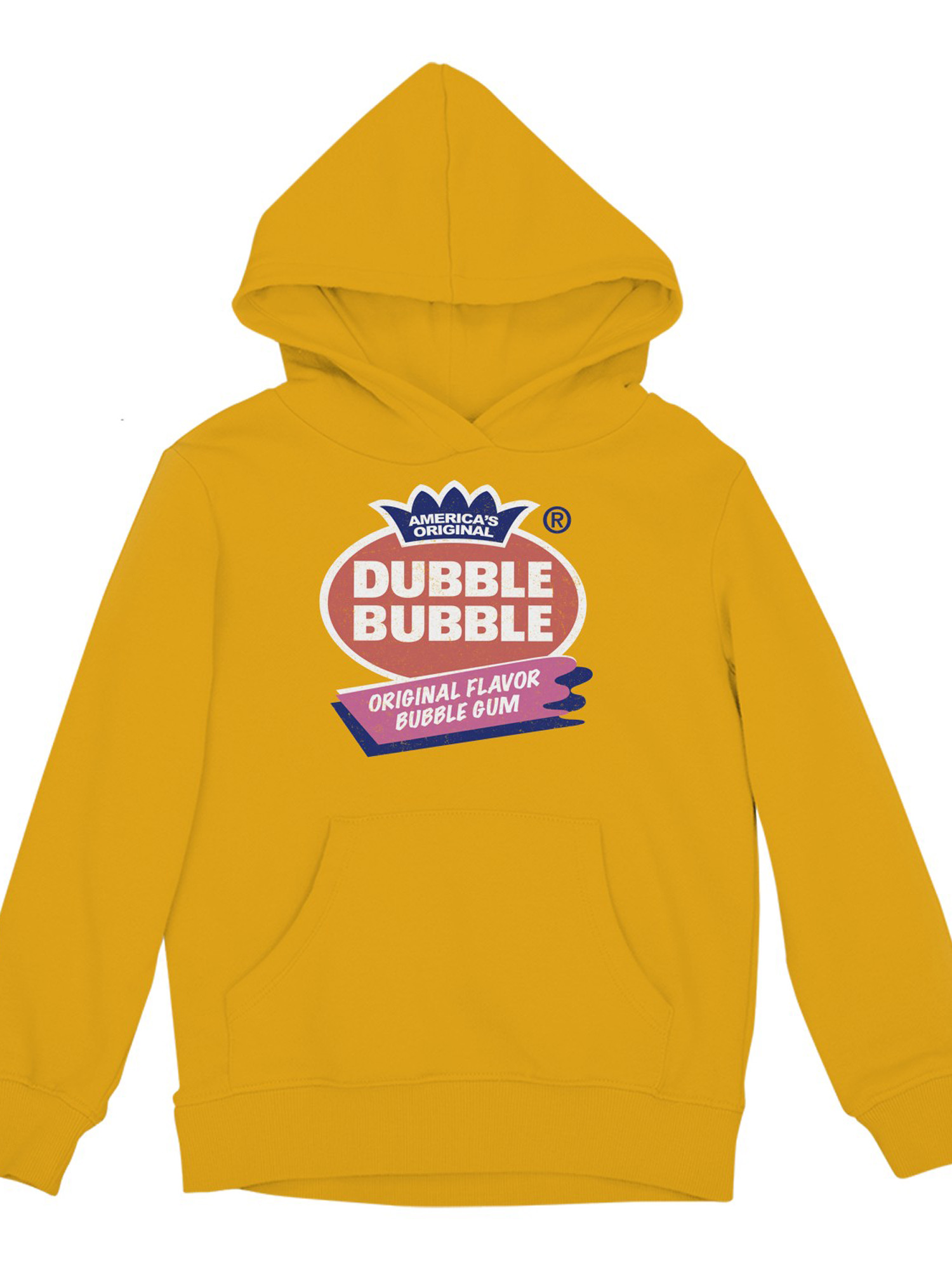 Officially Licensed Dubble Bubble Original Flavor Logo Youth's Hoodie - Picture 10 of 15