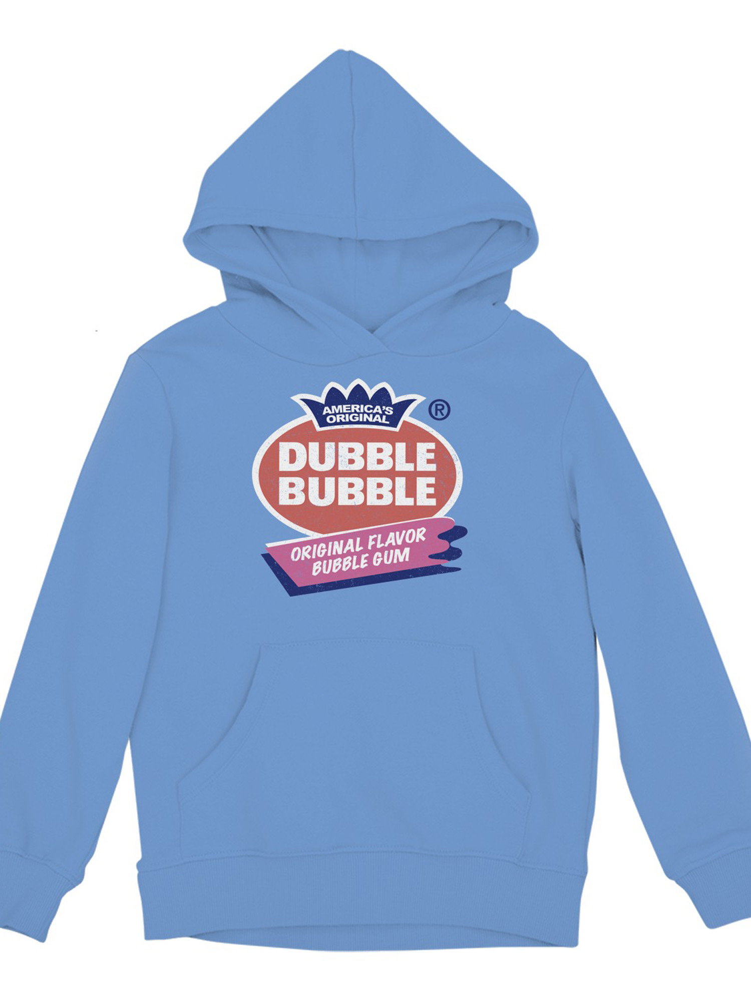Officially Licensed Dubble Bubble Original Flavor Logo Youth's Hoodie - Picture 7 of 15