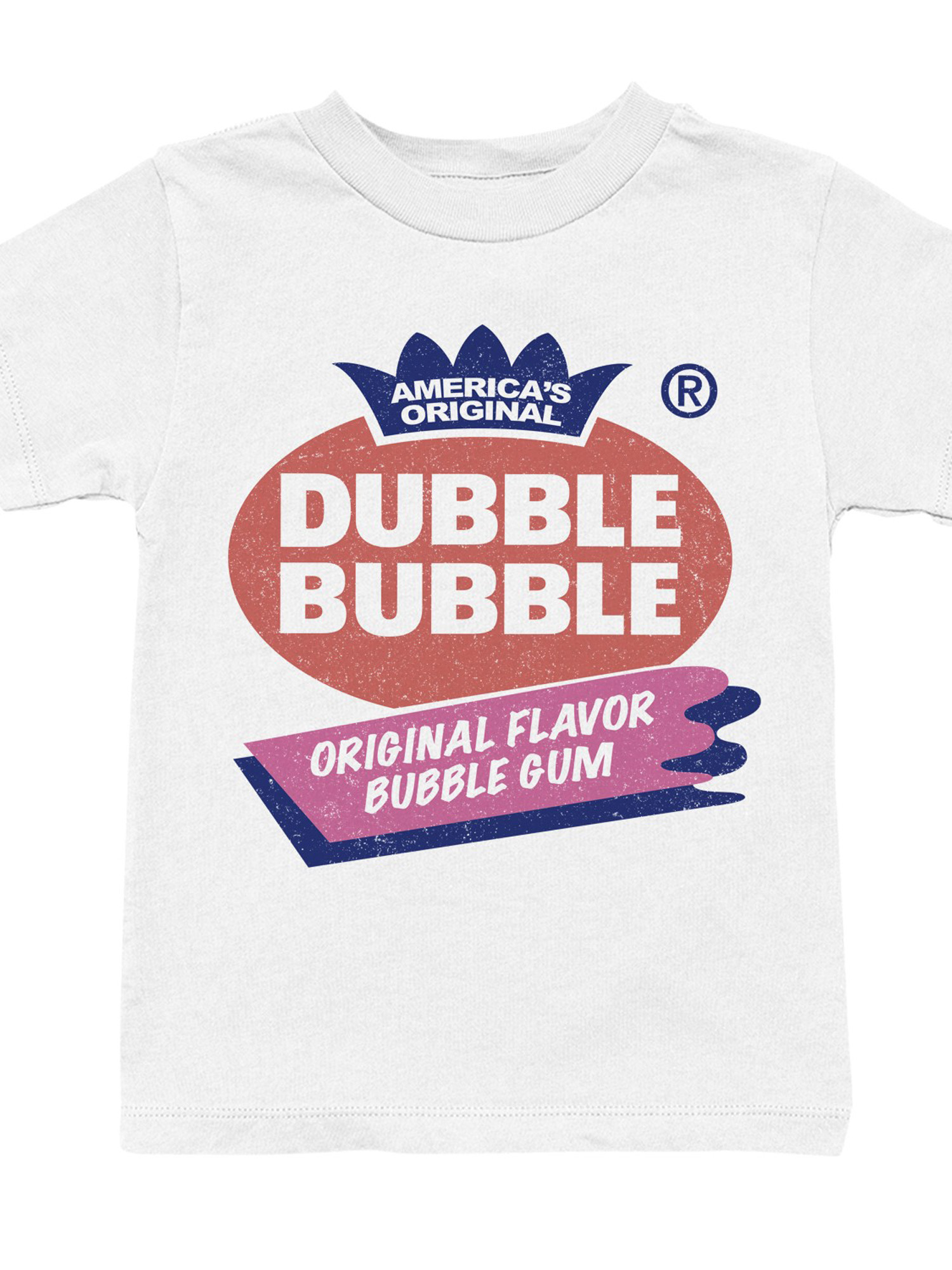Officially Licensed Dubble Bubble Original Flavor Logo Youth's T-shirt - Picture 13 of 15