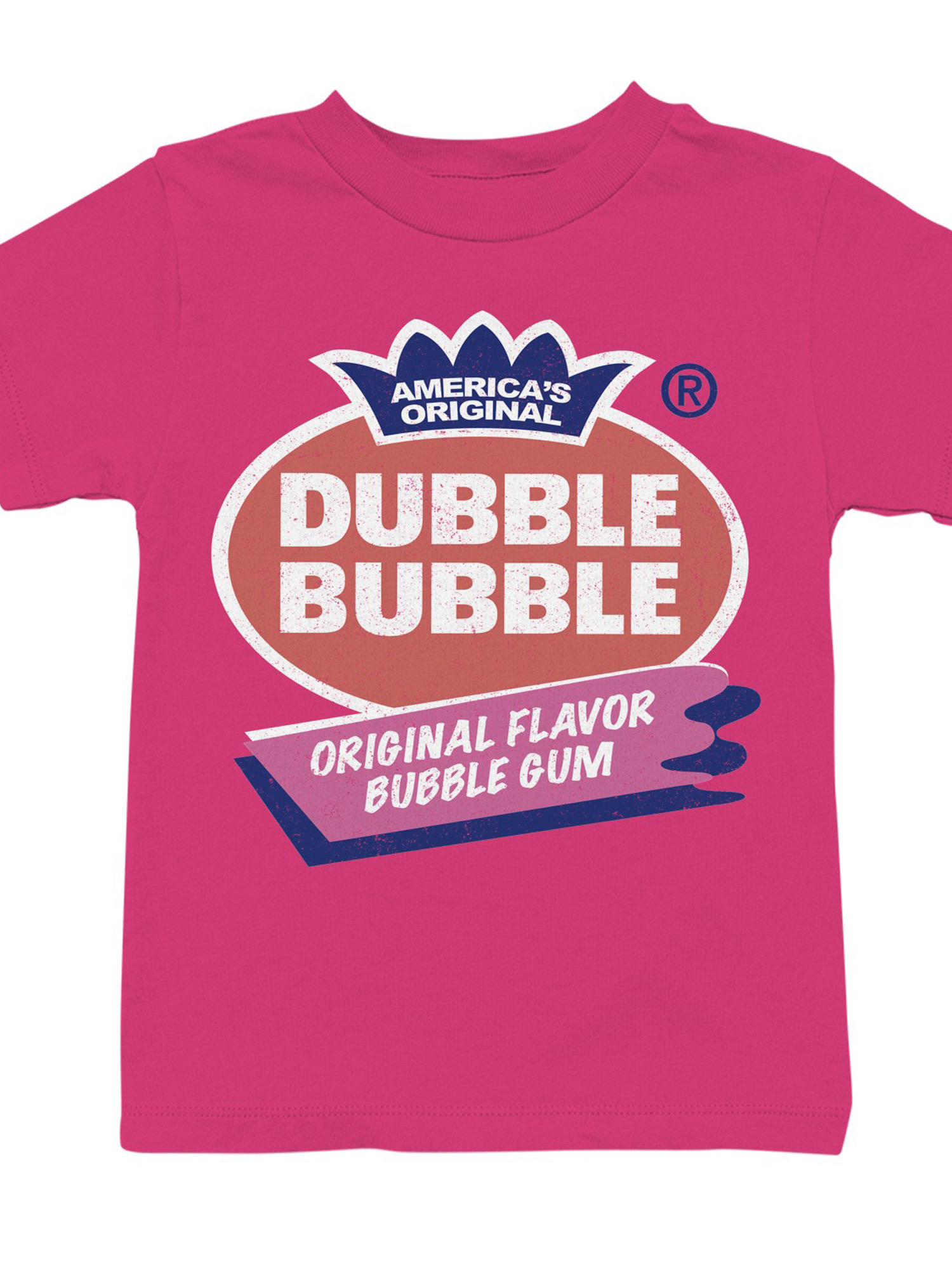 Officially Licensed Dubble Bubble Original Flavor Logo Youth's T-shirt - Picture 10 of 15