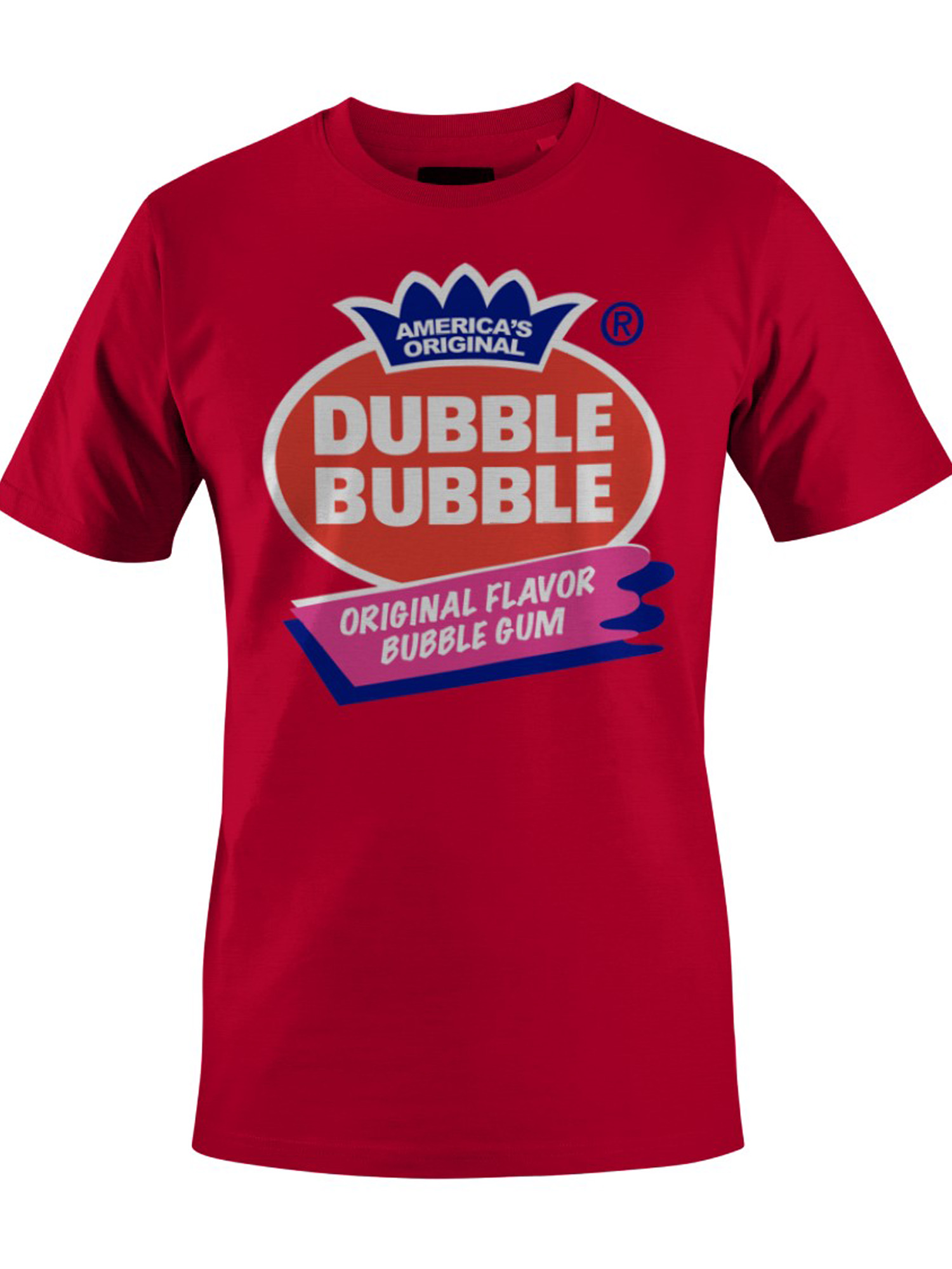 Officially Licensed Dubble Bubble Original Flavor Logo Men's T-shirt - Picture 10 of 18