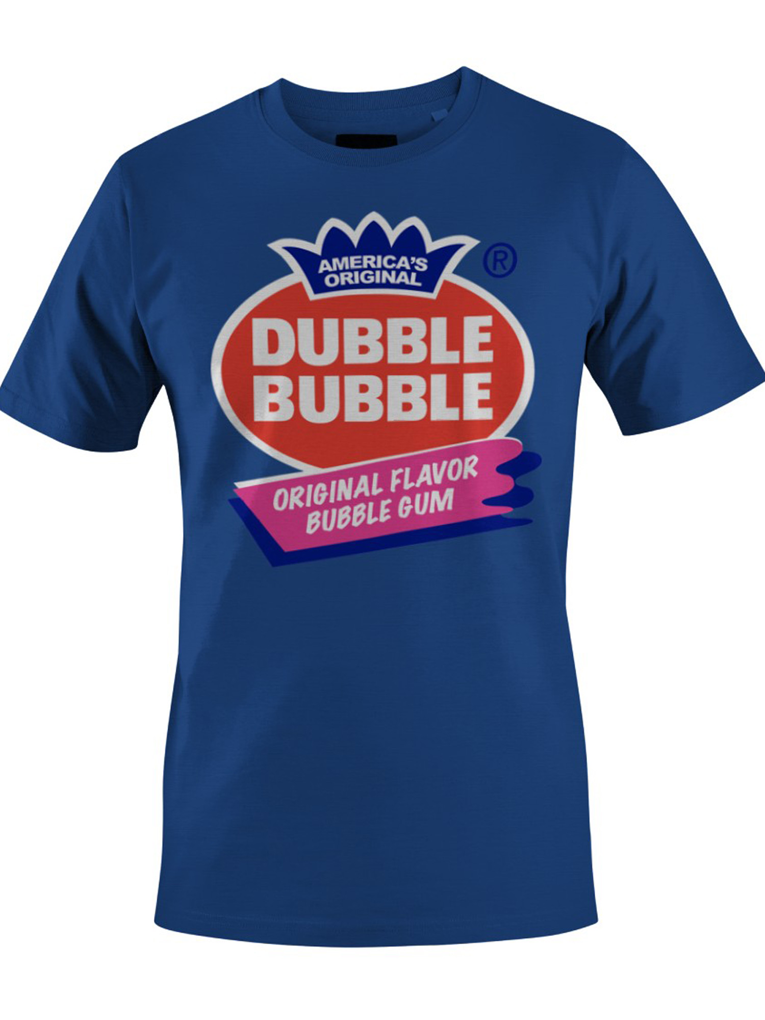 Officially Licensed Dubble Bubble Original Flavor Logo Men's T-shirt - Picture 13 of 18