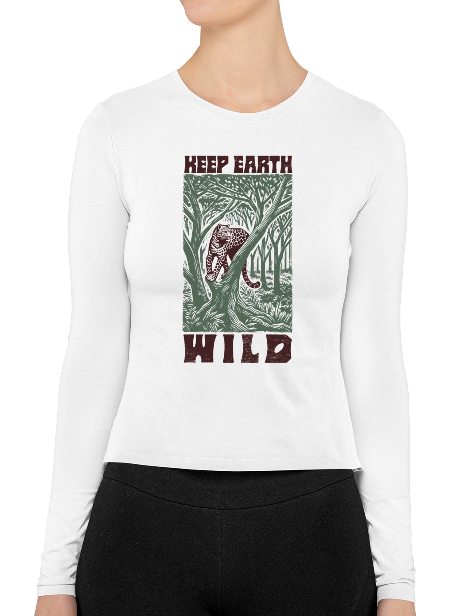 Manga larga Protect the Wilderness para mujer - Imagen 5 de 6