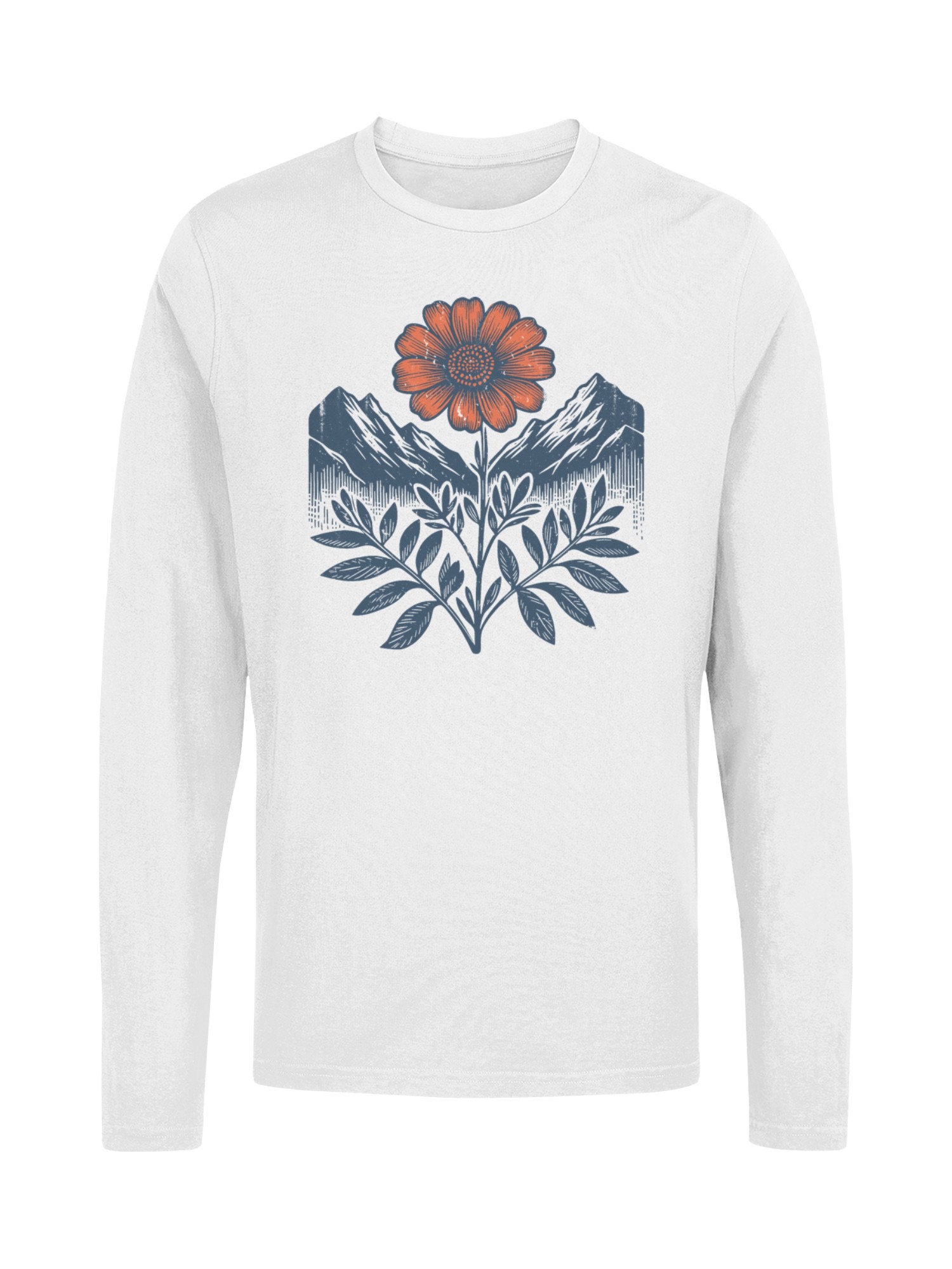 Mountain Blossom Harmony Women's Long Sleeve - Picture 7 of 9