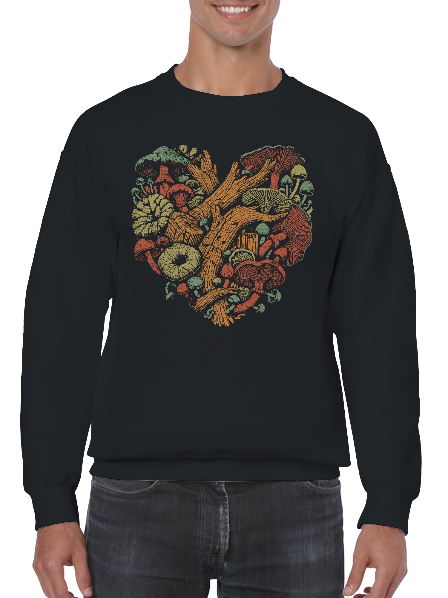 Sudadera para hombre Heart of the Forest: Fungal Harmony - Imagen 5 de 9