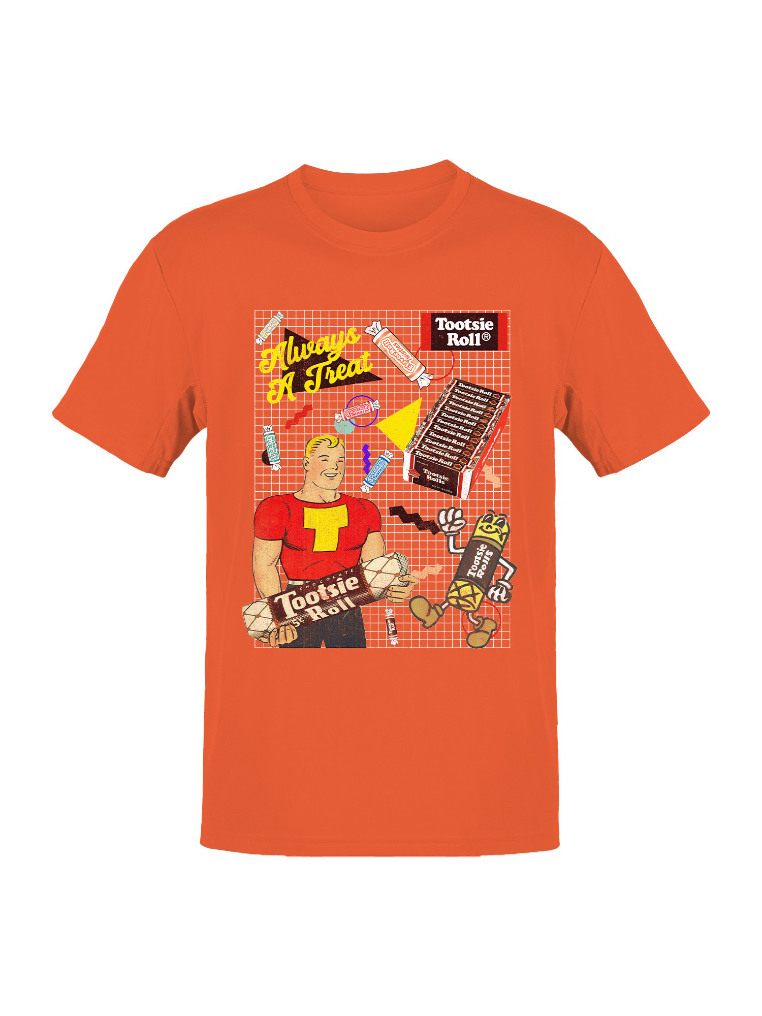 Offiziell lizenziertes Tootsie Roll Vintage Werbung Collage Damen T-Shirt - Bild 7 von 12