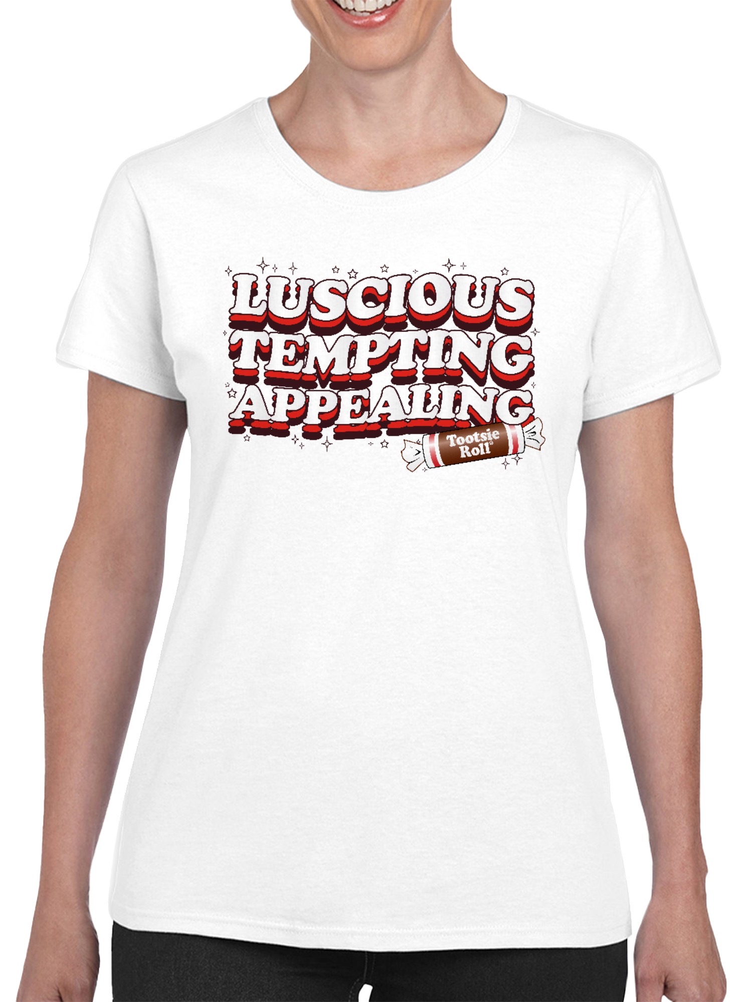 Camiseta para mujer Tootsie Roll con licencia oficial publicidad deliciosa - Imagen 14 de 15