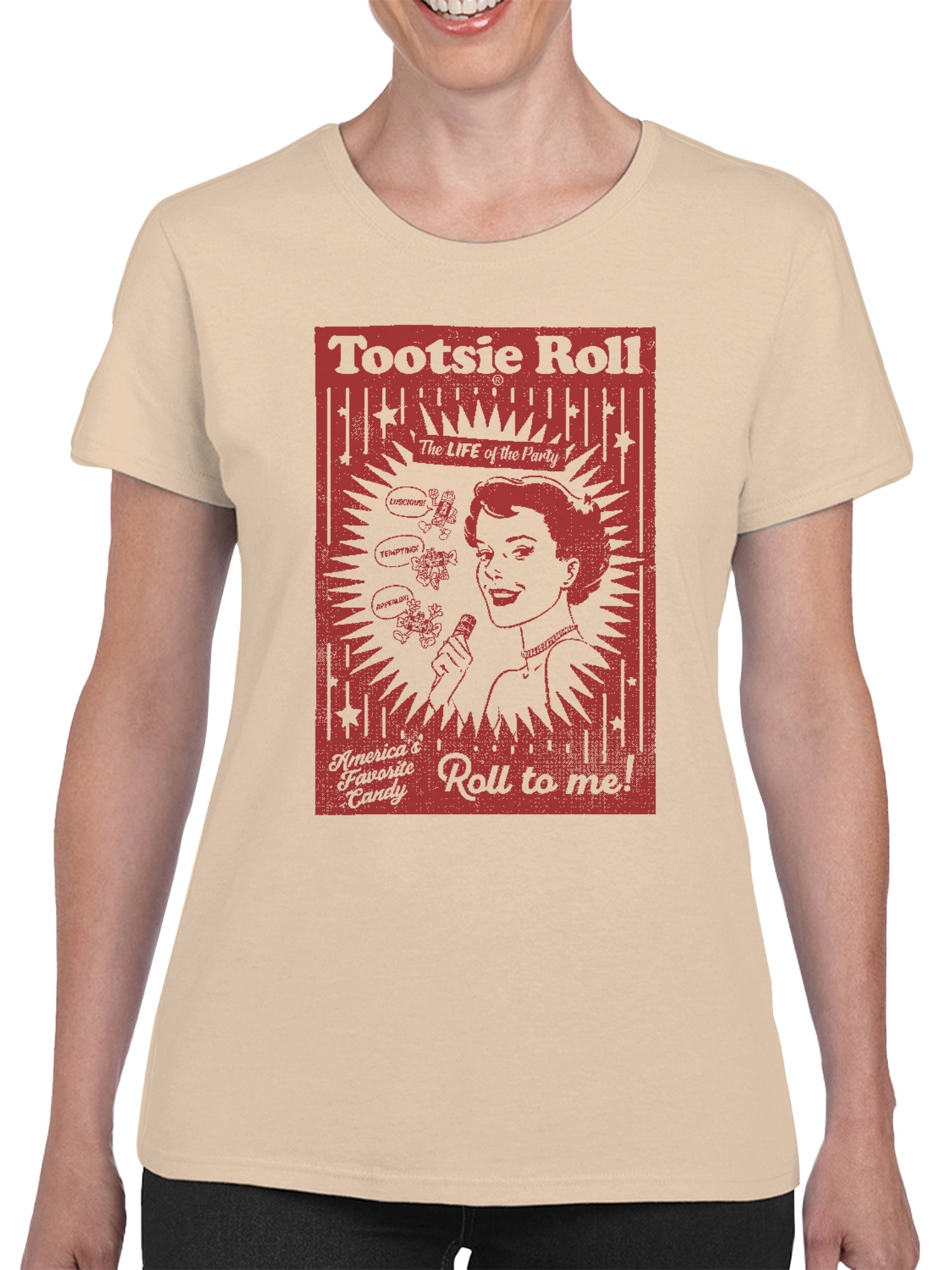 Officially Licensed Tootsie Roll Classic Advertisement Women's T-shirt - Bild 5 von 9